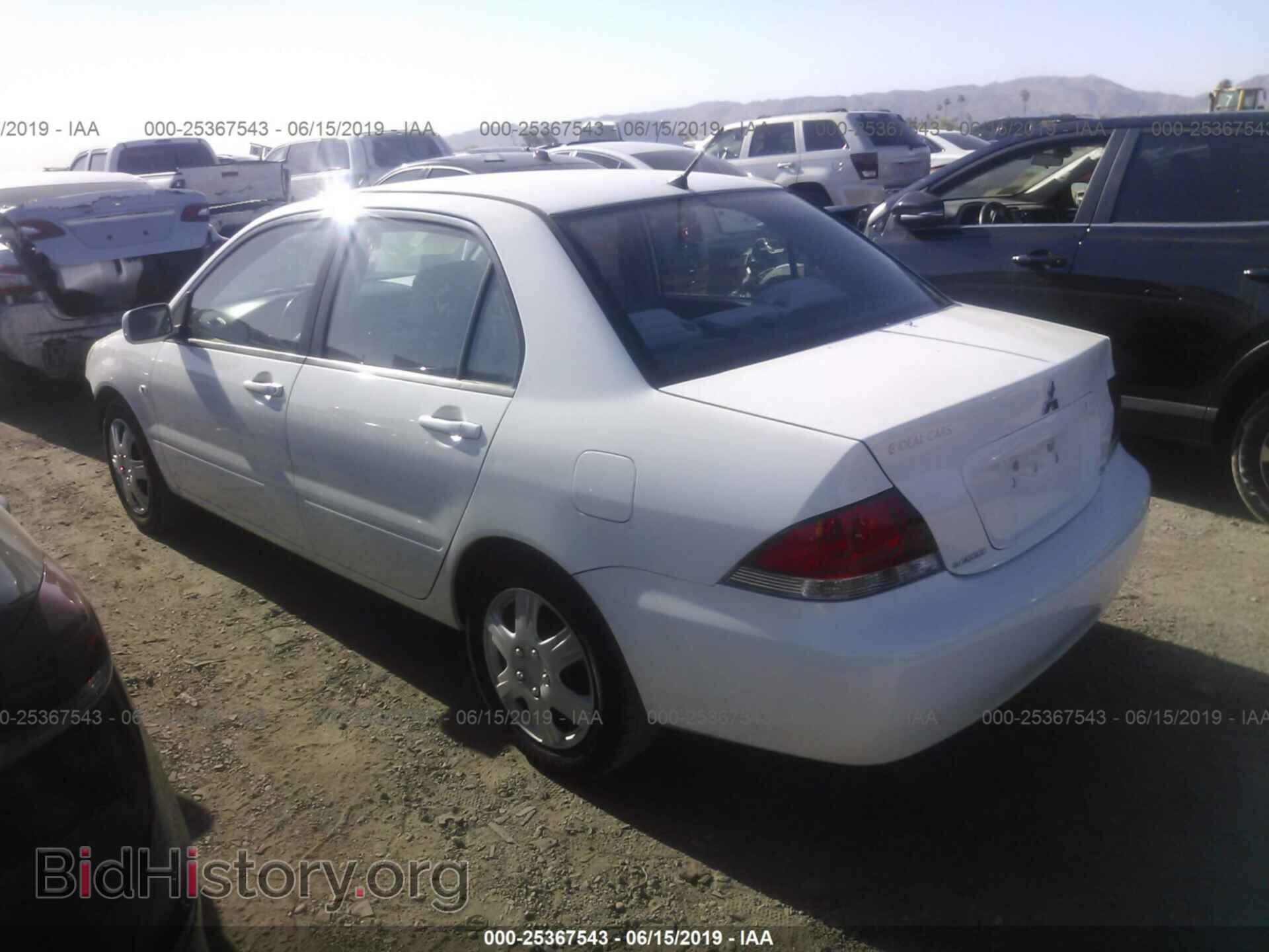 2006 MITSUBISHI LANCER - VIN: JA3AJ26E96U023468 - Фото 3