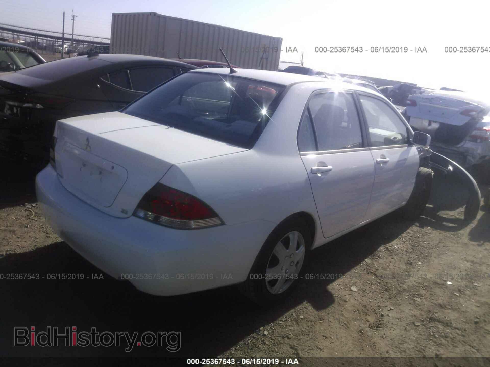 2006 MITSUBISHI LANCER - VIN: JA3AJ26E96U023468 - Фото 4