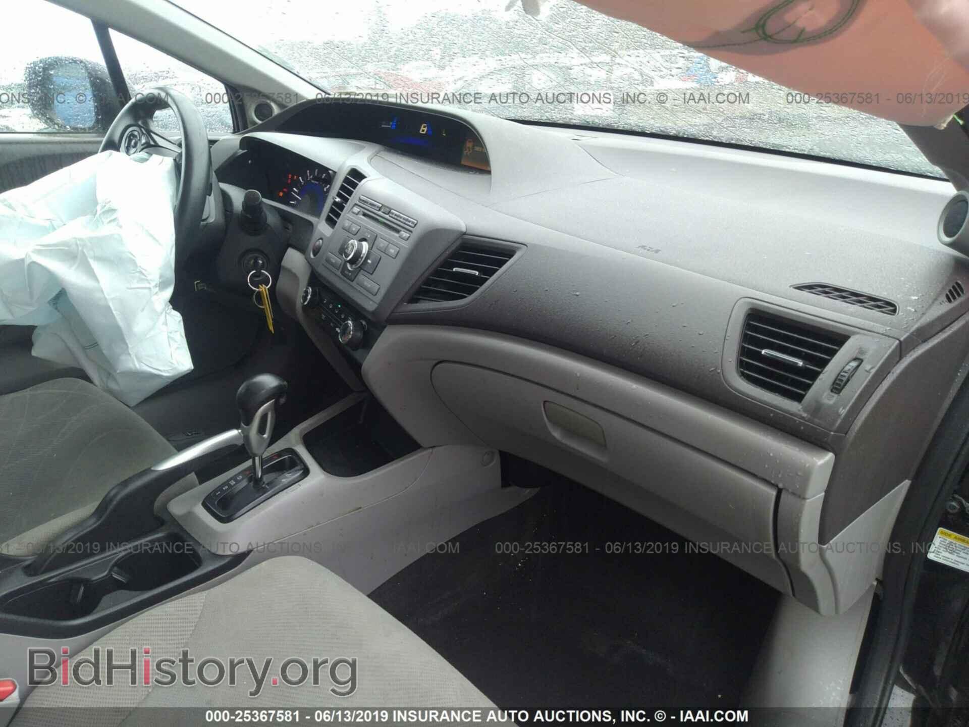 2012 HONDA CIVIC - VIN: 19XFB2F89CE334469 - Фото 5