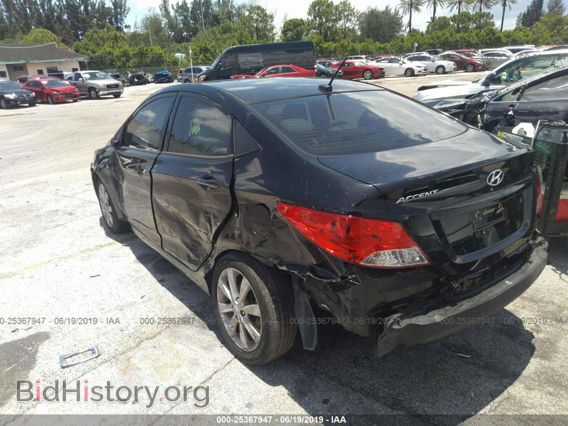 2014 HYUNDAI ACCENT - VIN: KMHCU4AE3EU769011 - Фото 3
