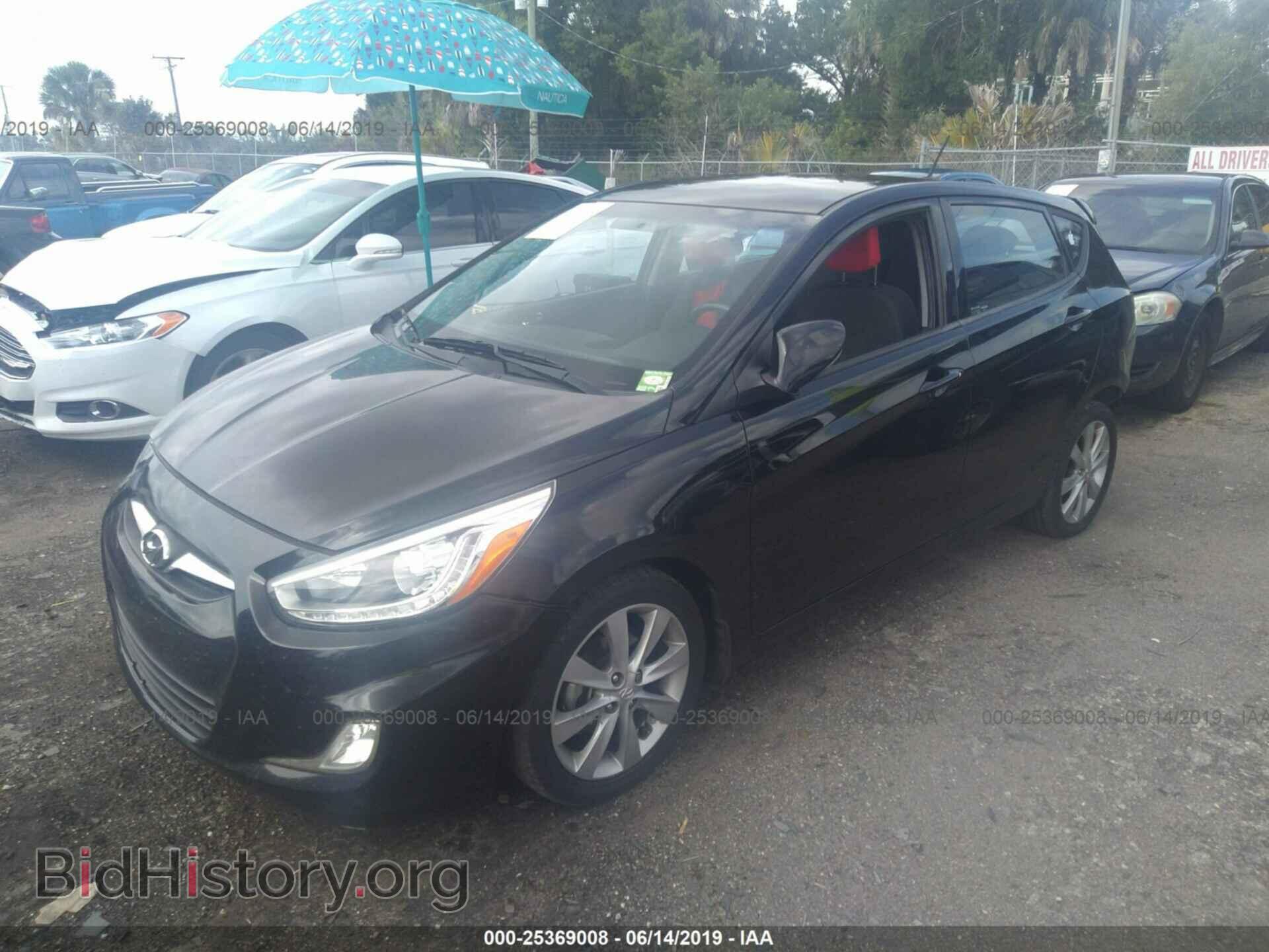 2014 HYUNDAI ACCENT - VIN: KMHCU5AE6EU158718 - Фото 2