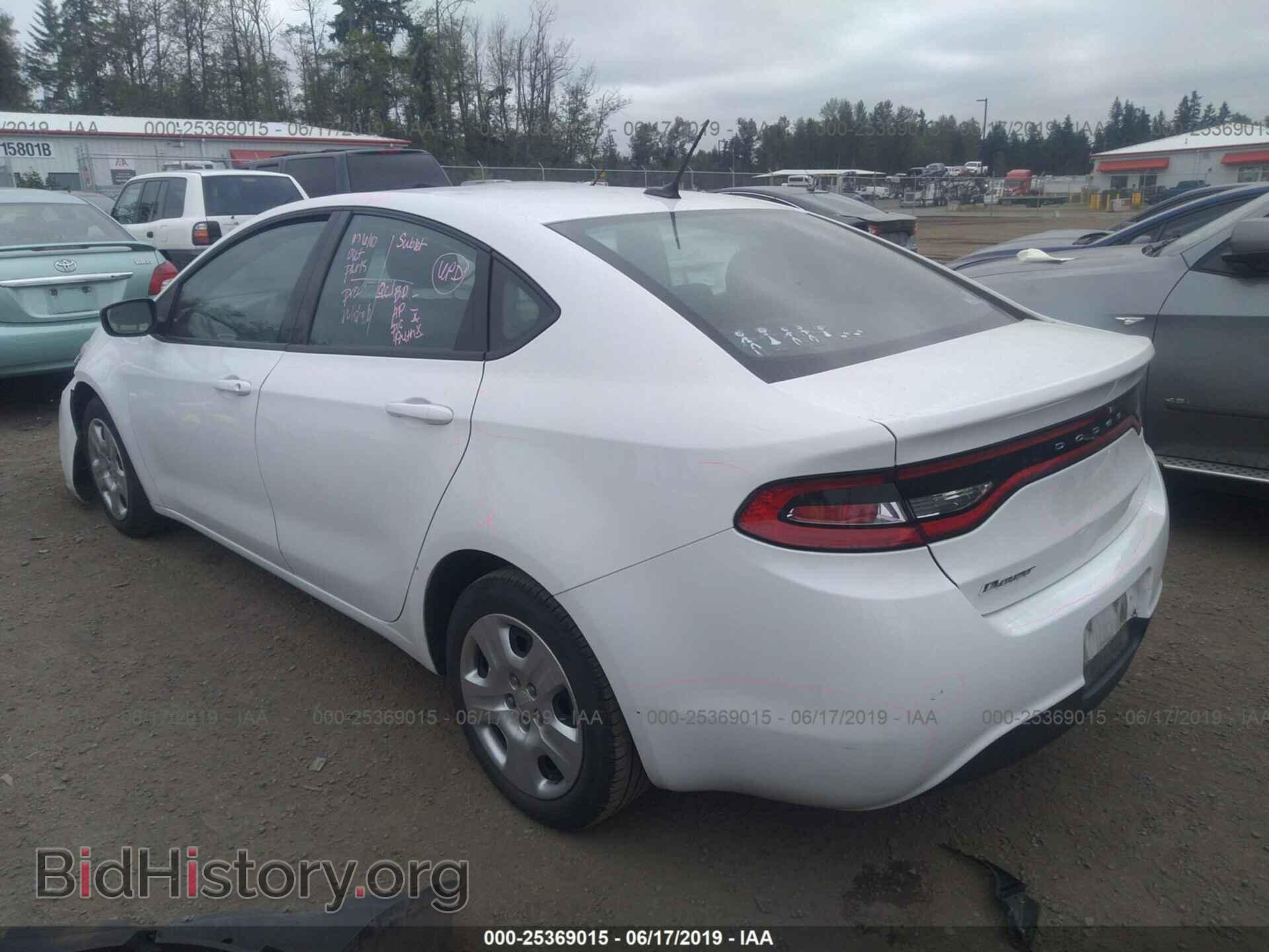 2015 DODGE DART - VIN: 1C3CDFAA8FD223758 - Фото 3