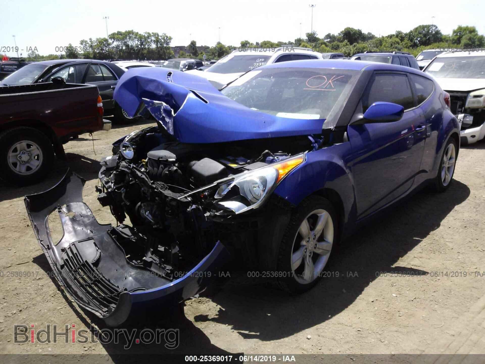 2012 HYUNDAI VELOSTER - VIN: KMHTC6AD8CU051165 - Фото 2
