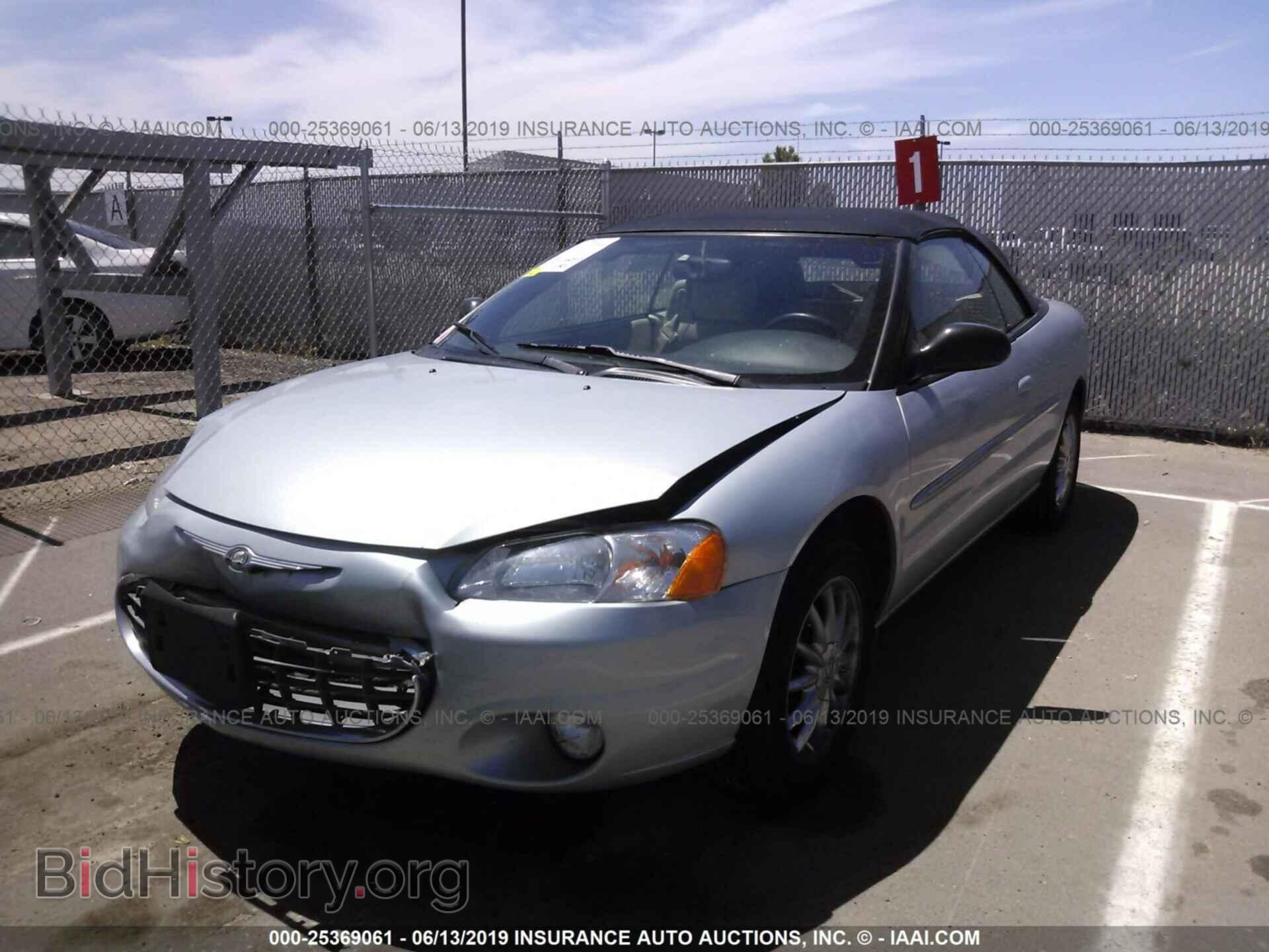 2001 CHRYSLER SEBRING - VIN: 1C3EL65U01N729667 - Photo 2