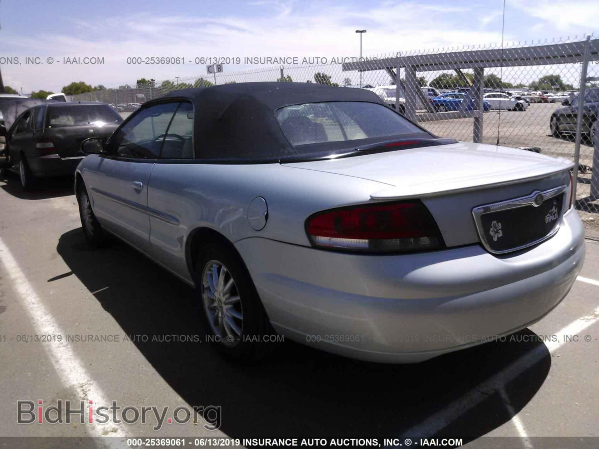 2001 CHRYSLER SEBRING - VIN: 1C3EL65U01N729667 - Photo 3