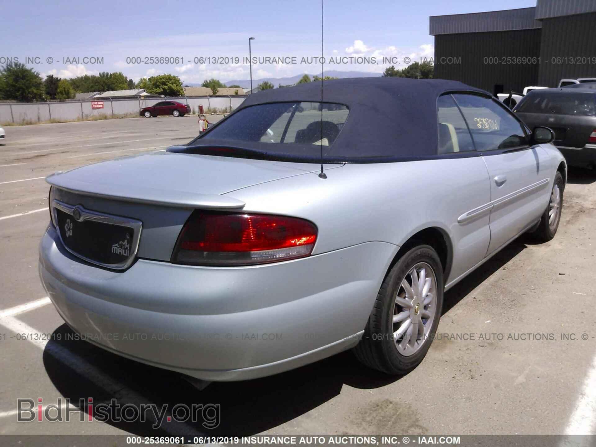 2001 CHRYSLER SEBRING - VIN: 1C3EL65U01N729667 - Photo 4