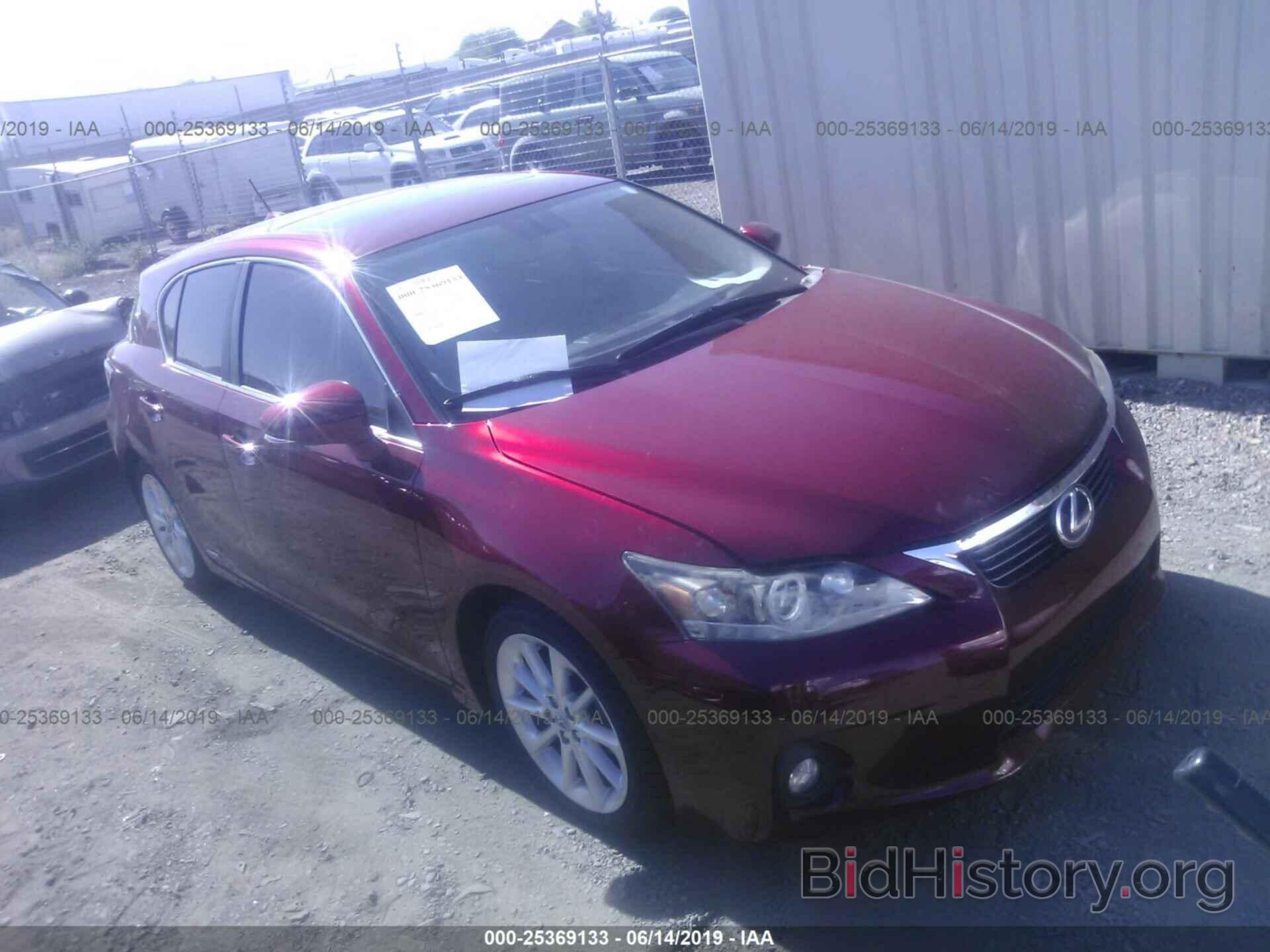 Photo JTHKD5BHXC2120960 - LEXUS CT 2012