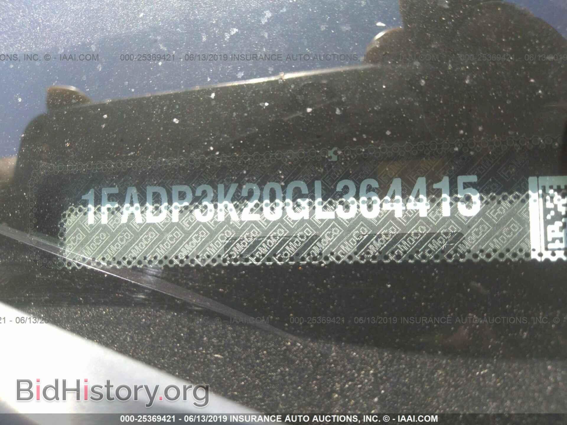 2016 FORD FOCUS - VIN: 1FADP3K20GL364415 - Фото 9