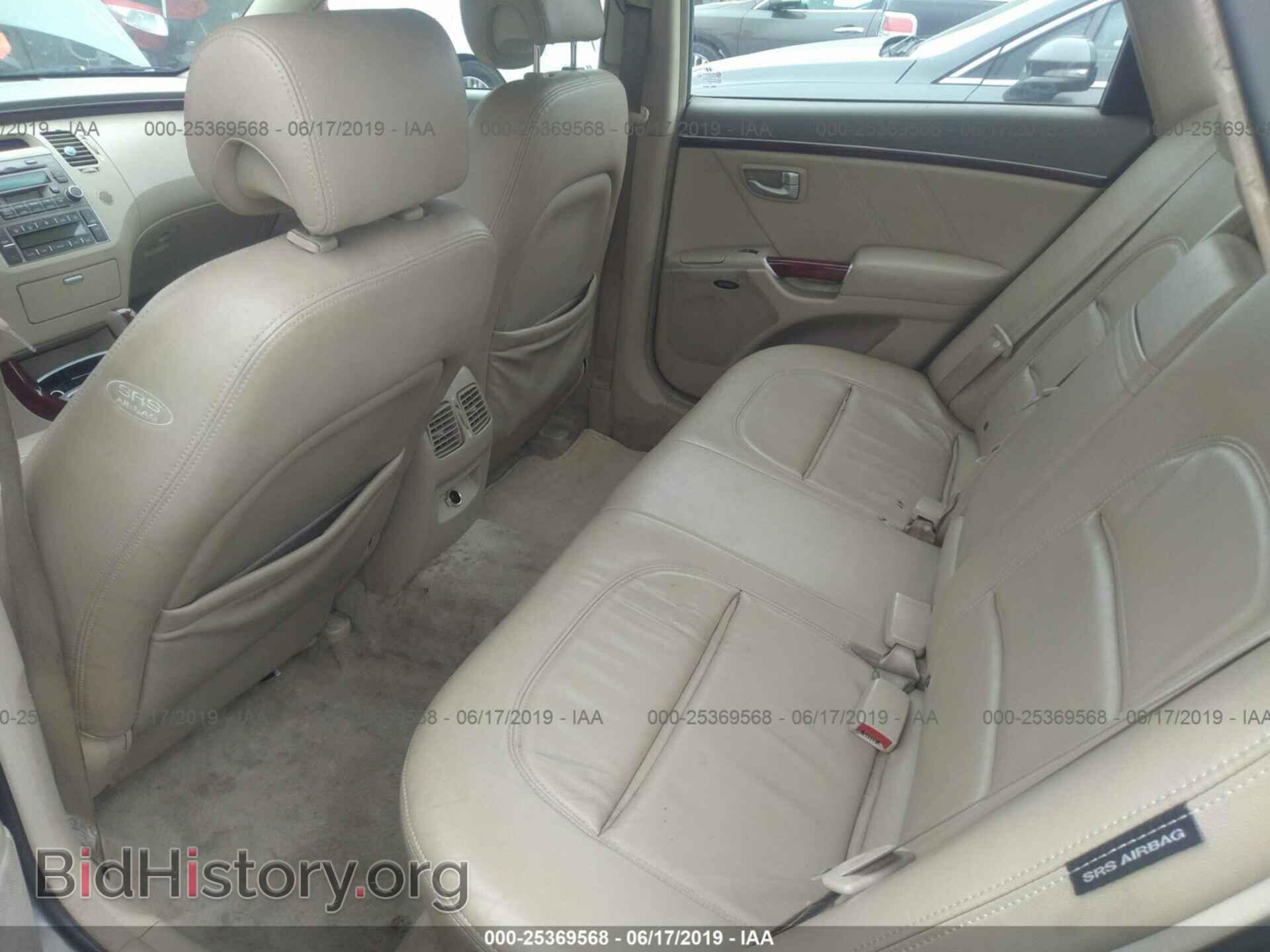 2007 HYUNDAI AZERA - VIN: KMHFC46F77A155195 - Фото 8