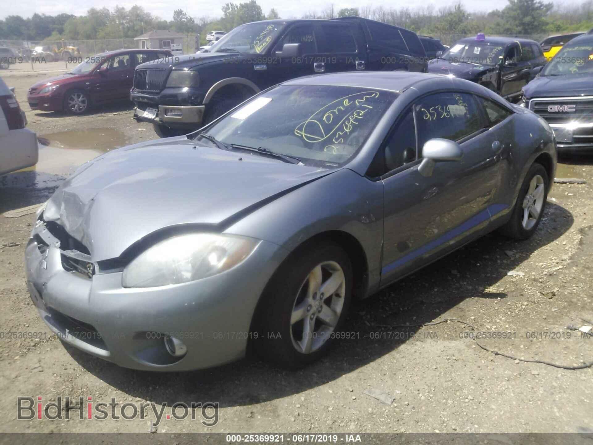 2007 MITSUBISHI ECLIPSE - VIN: 4A3AK34T87E005672 - Photo 2