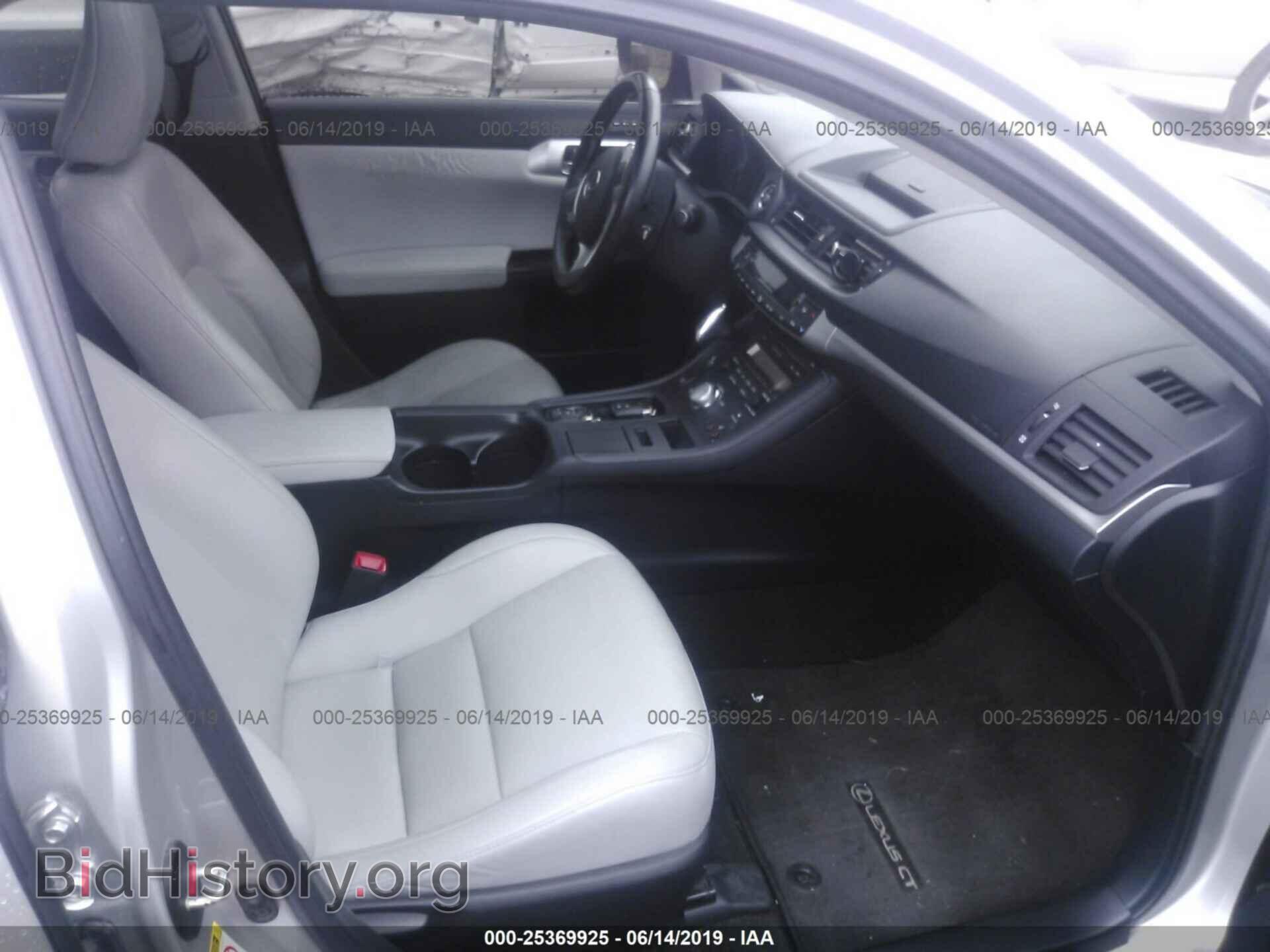 2012 LEXUS CT - VIN: JTHKD5BH8C2116213 - Фото 5