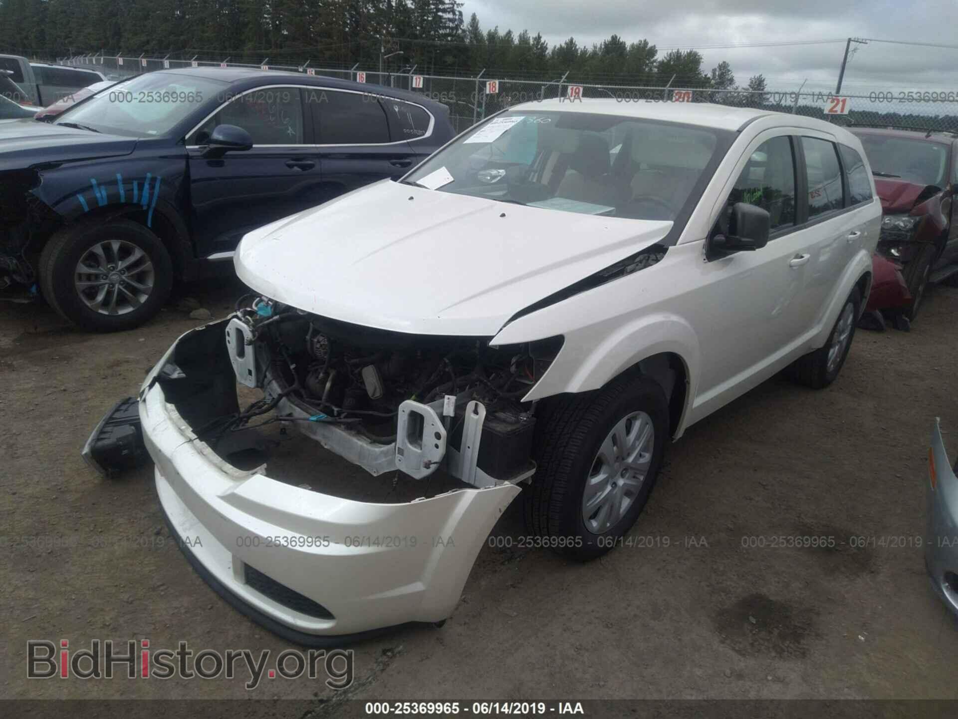 2014 DODGE JOURNEY - VIN: 3C4PDCAB3ET150456 - Фото 2