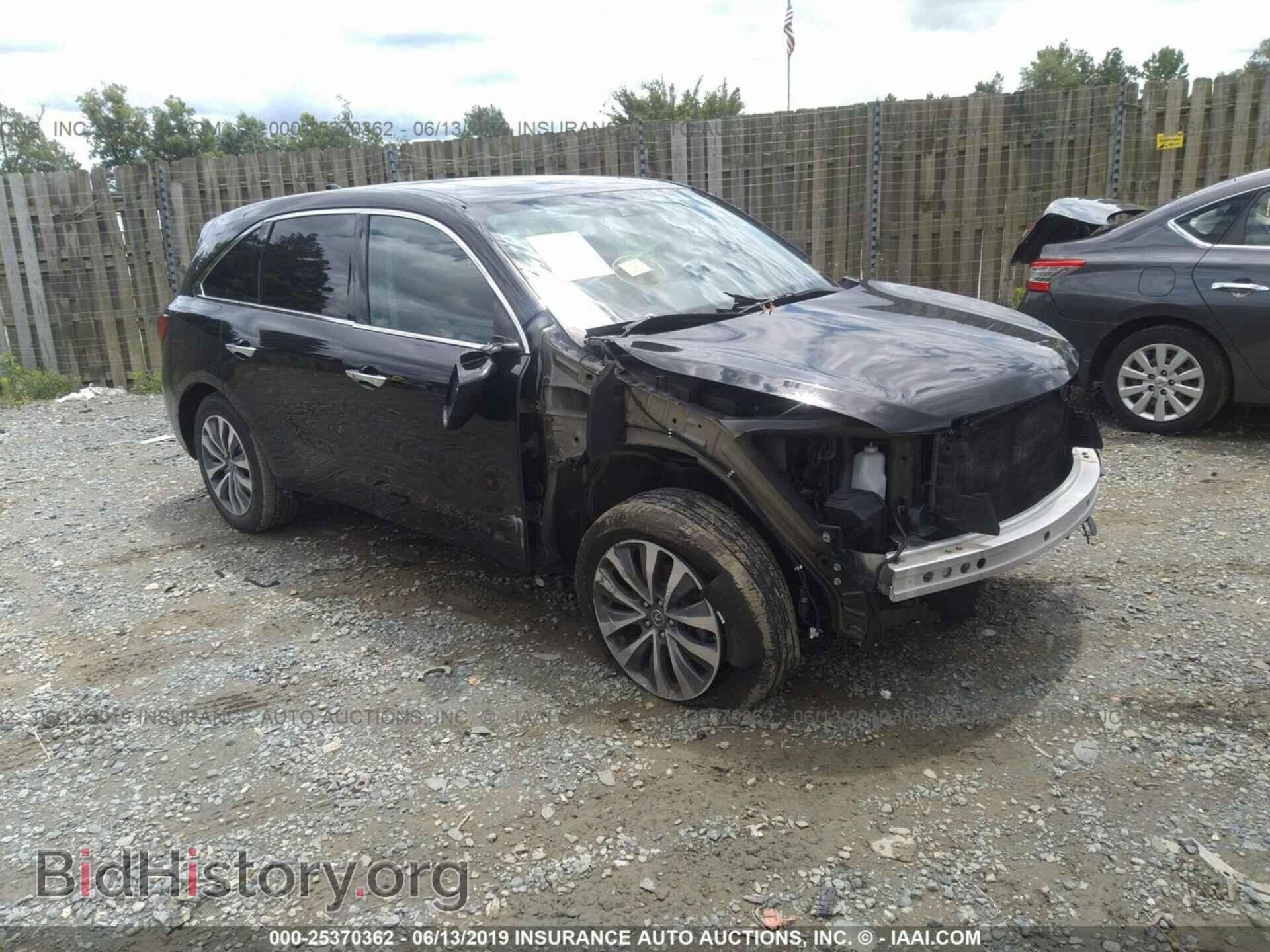 Фотография 5FRYD4H44EB020832 - ACURA MDX 2014