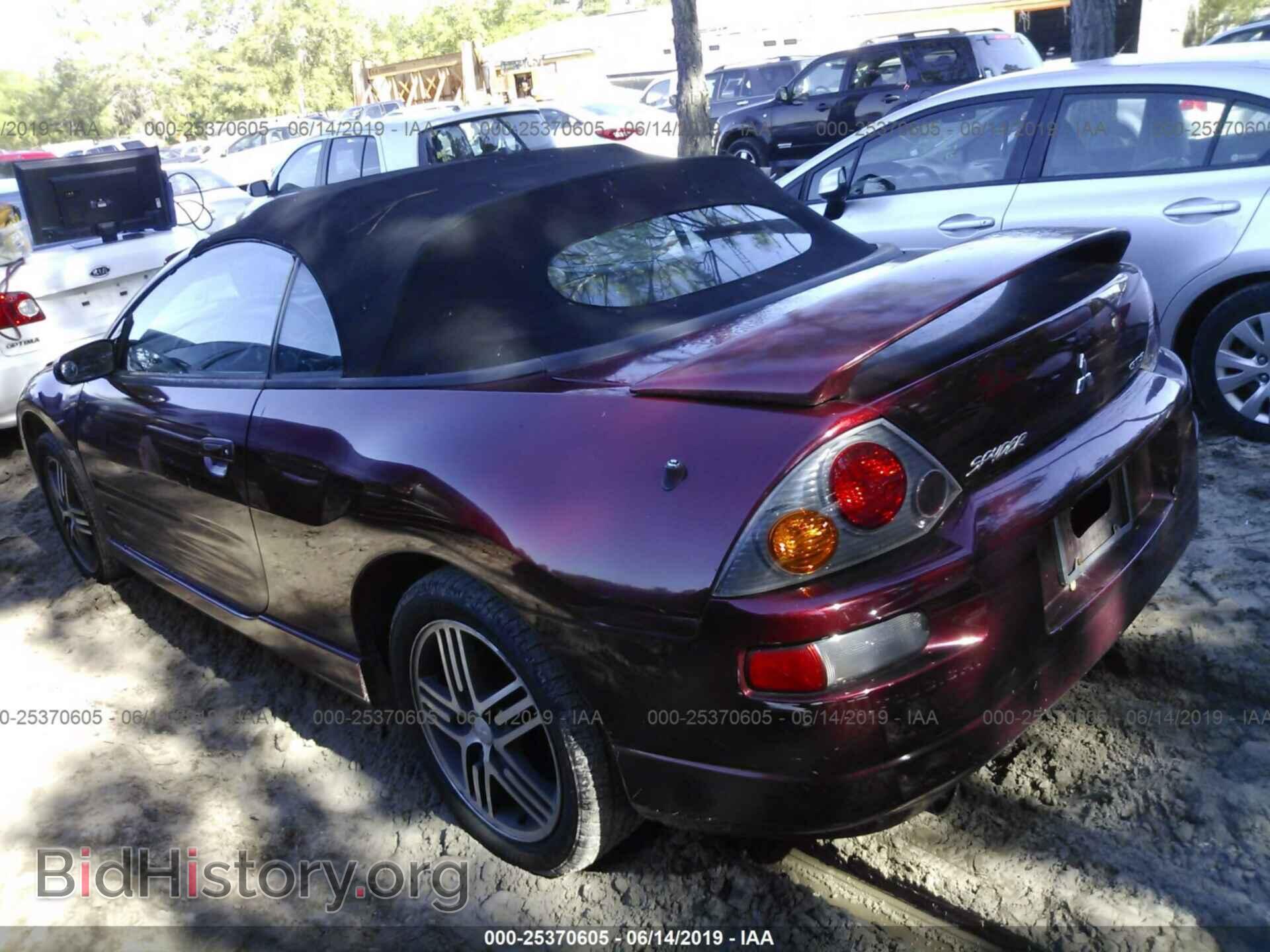2003 MITSUBISHI ECLIPSE - VIN: 4A3AE75H43E136116 - Фото 3