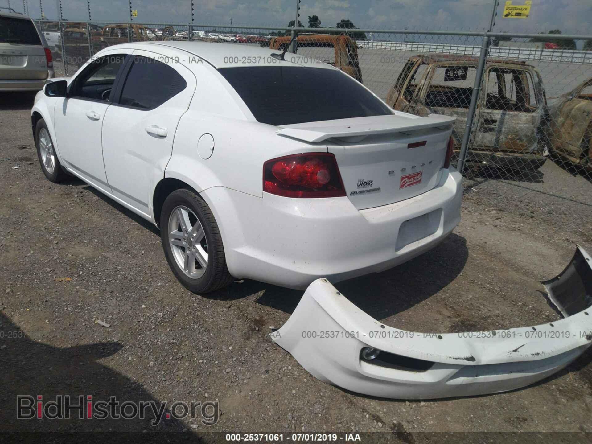 2013 DODGE AVENGER - VIN: 1C3CDZCB2DN502525 - Фото 3