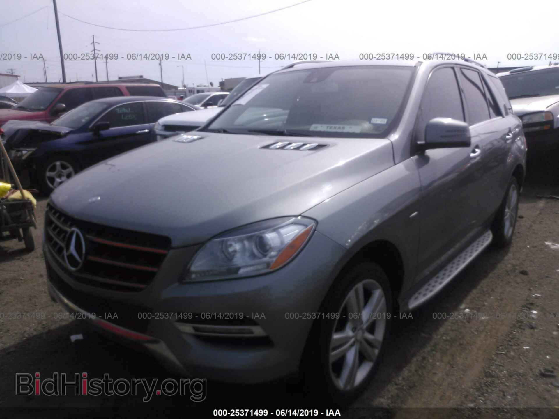 2012 MERCEDES-BENZ ML - VIN: 4JGDA2EB0CA016455 - Фото 2