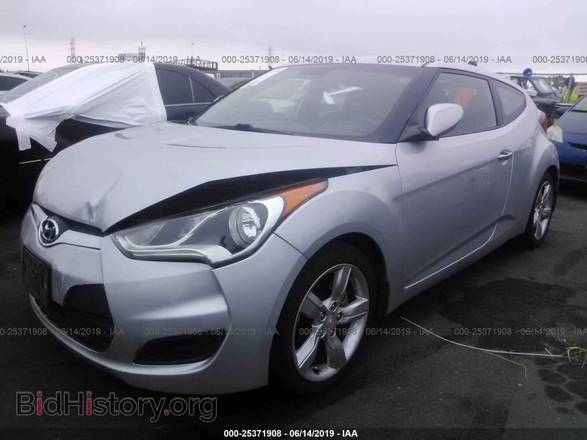 2012 HYUNDAI VELOSTER - VIN: KMHTC6AD2CU076823 - Фото 2