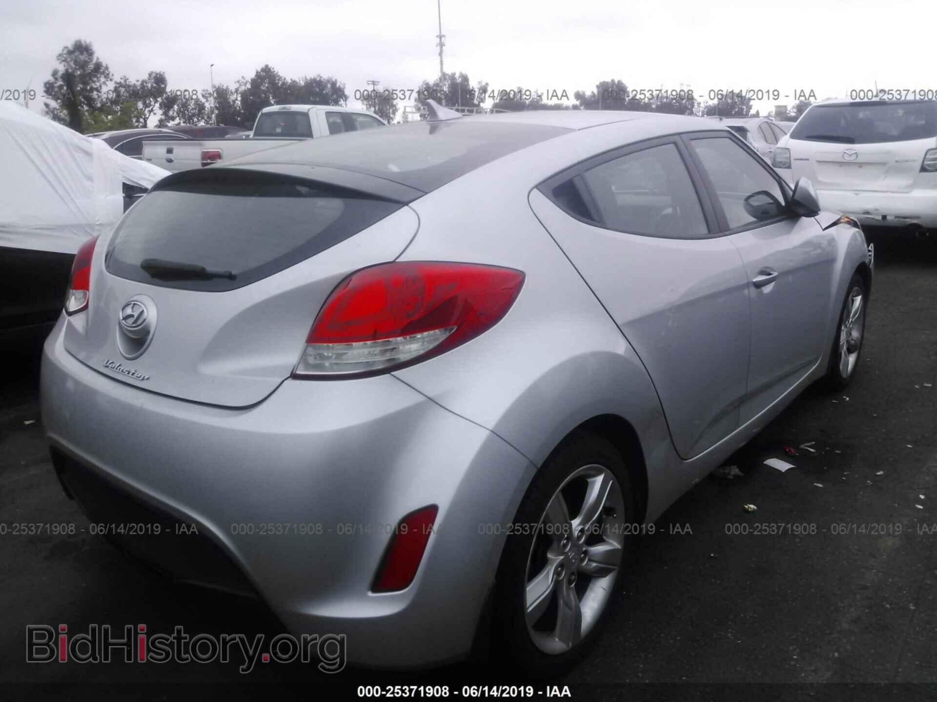 2012 HYUNDAI VELOSTER - VIN: KMHTC6AD2CU076823 - Фото 4