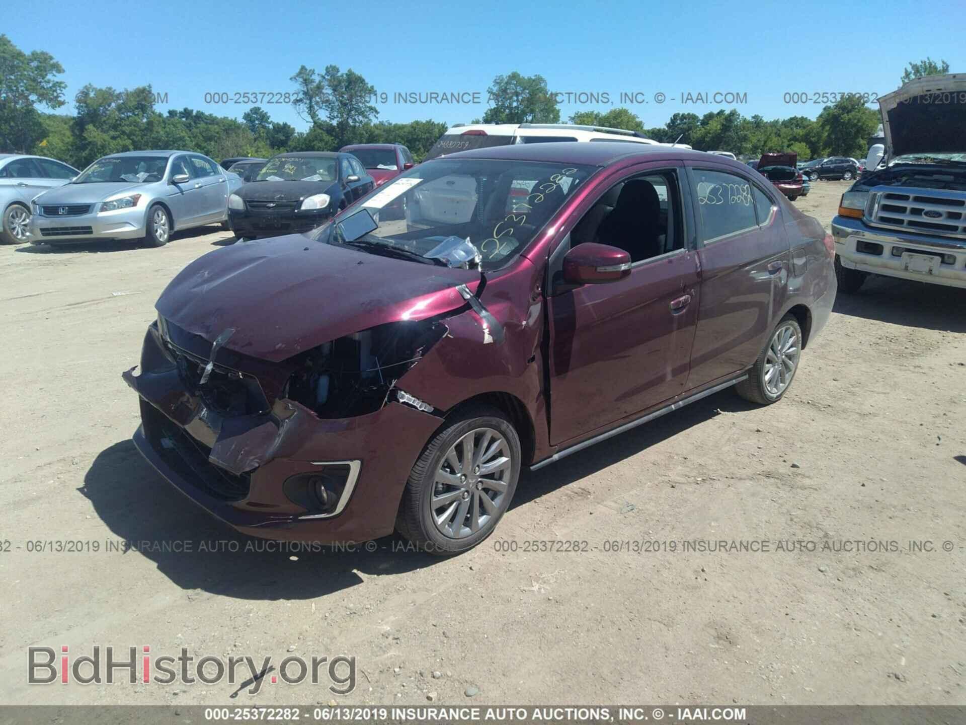 2019 MITSUBISHI MIRAGE - VIN: ML32F4FJ2KHF11573 - Фото 2