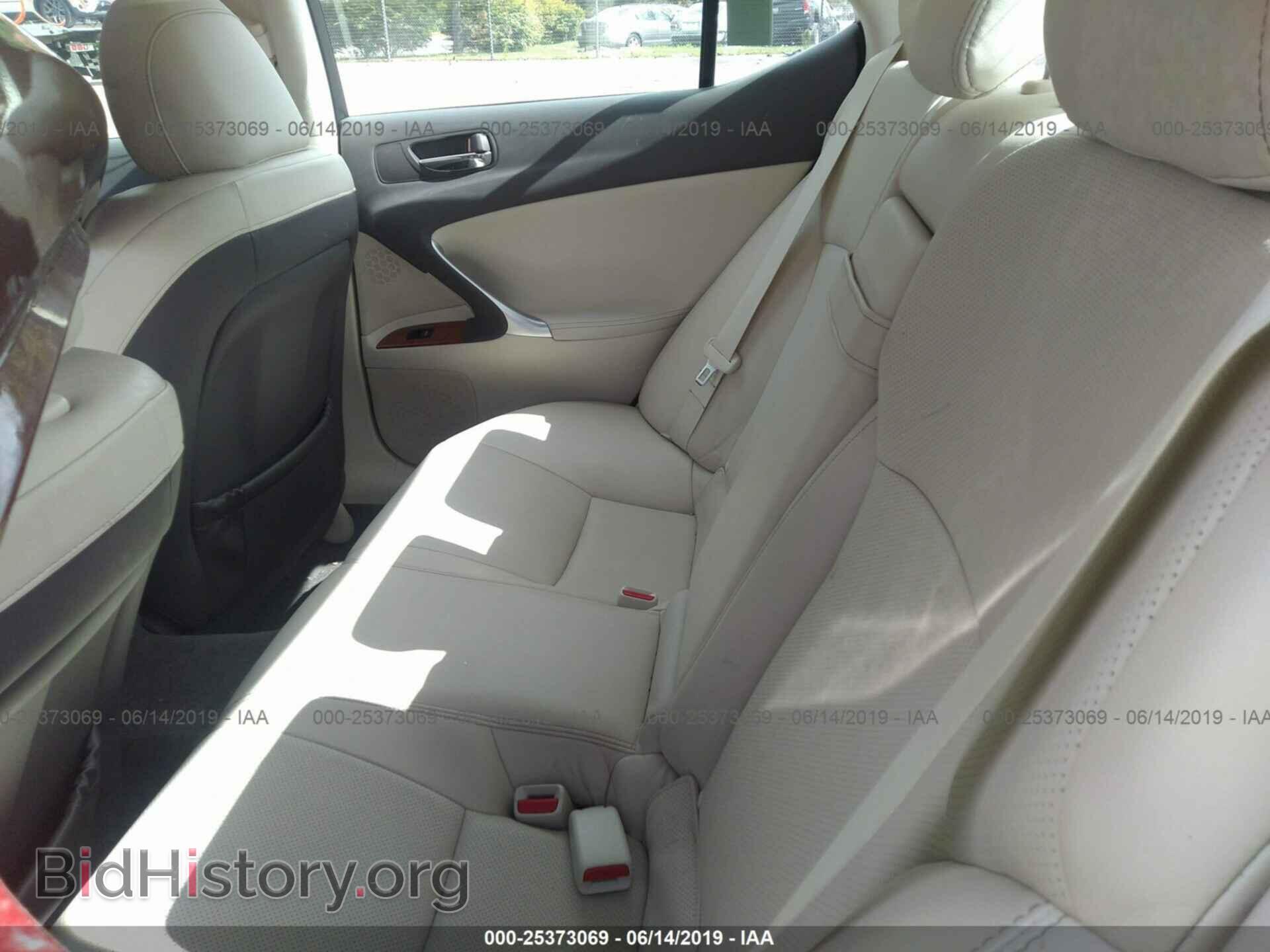 2009 LEXUS IS - VIN: JTHBK262695106992 - Фото 8