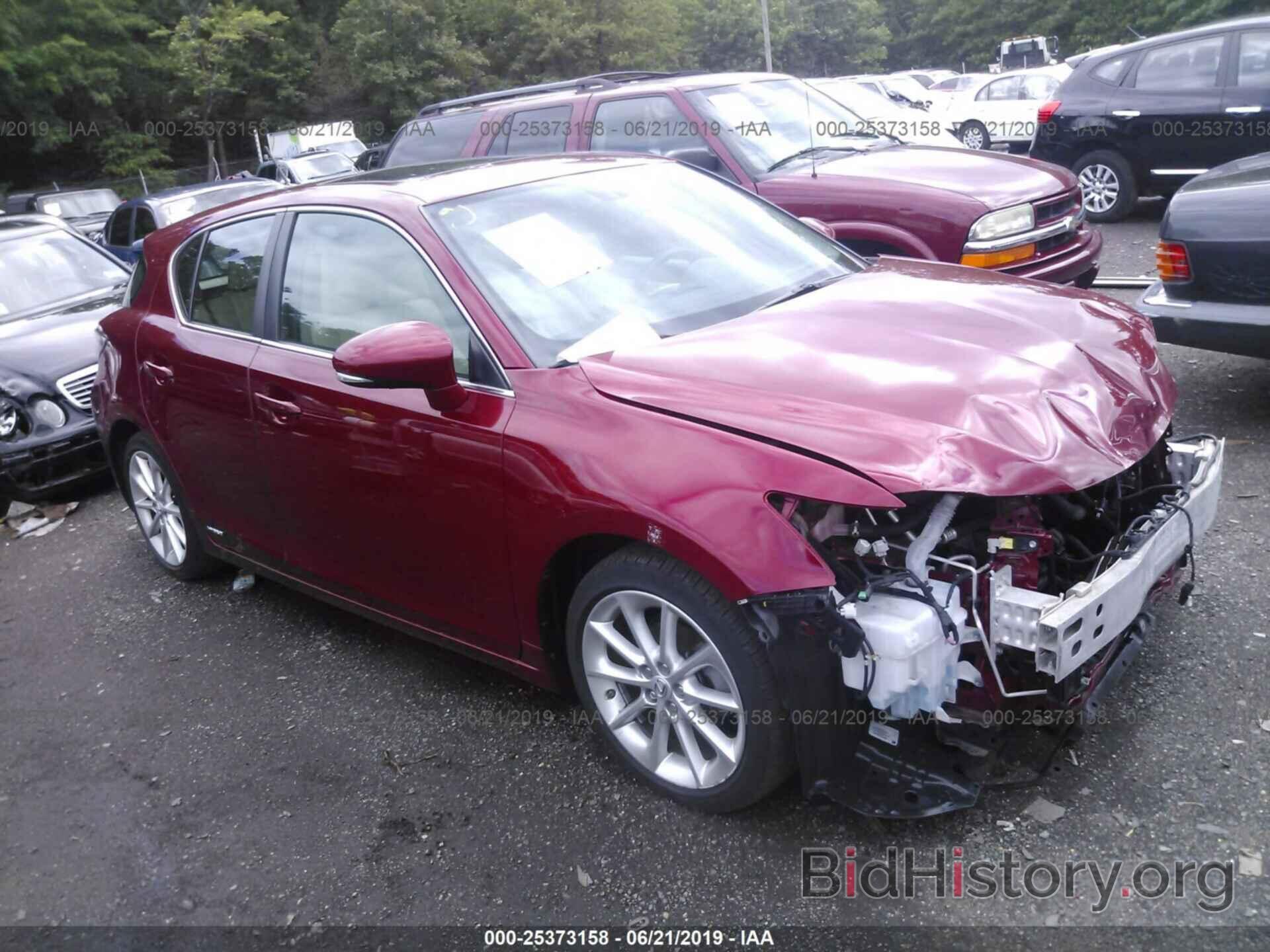 Photo JTHKD5BH1C2121219 - LEXUS CT 2012