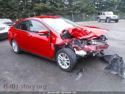 2016 Ford FOCUS SE, red — VIN 1FADP3F29GL305180, IAAI