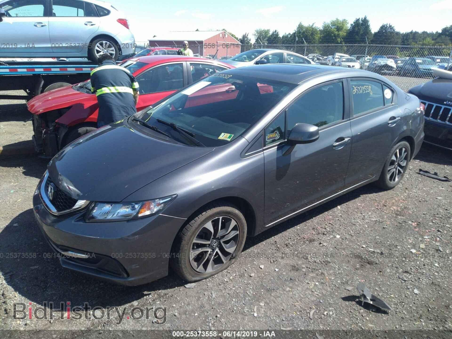 2013 HONDA CIVIC - VIN: 2HGFB2F81DH523527 - Фото 2