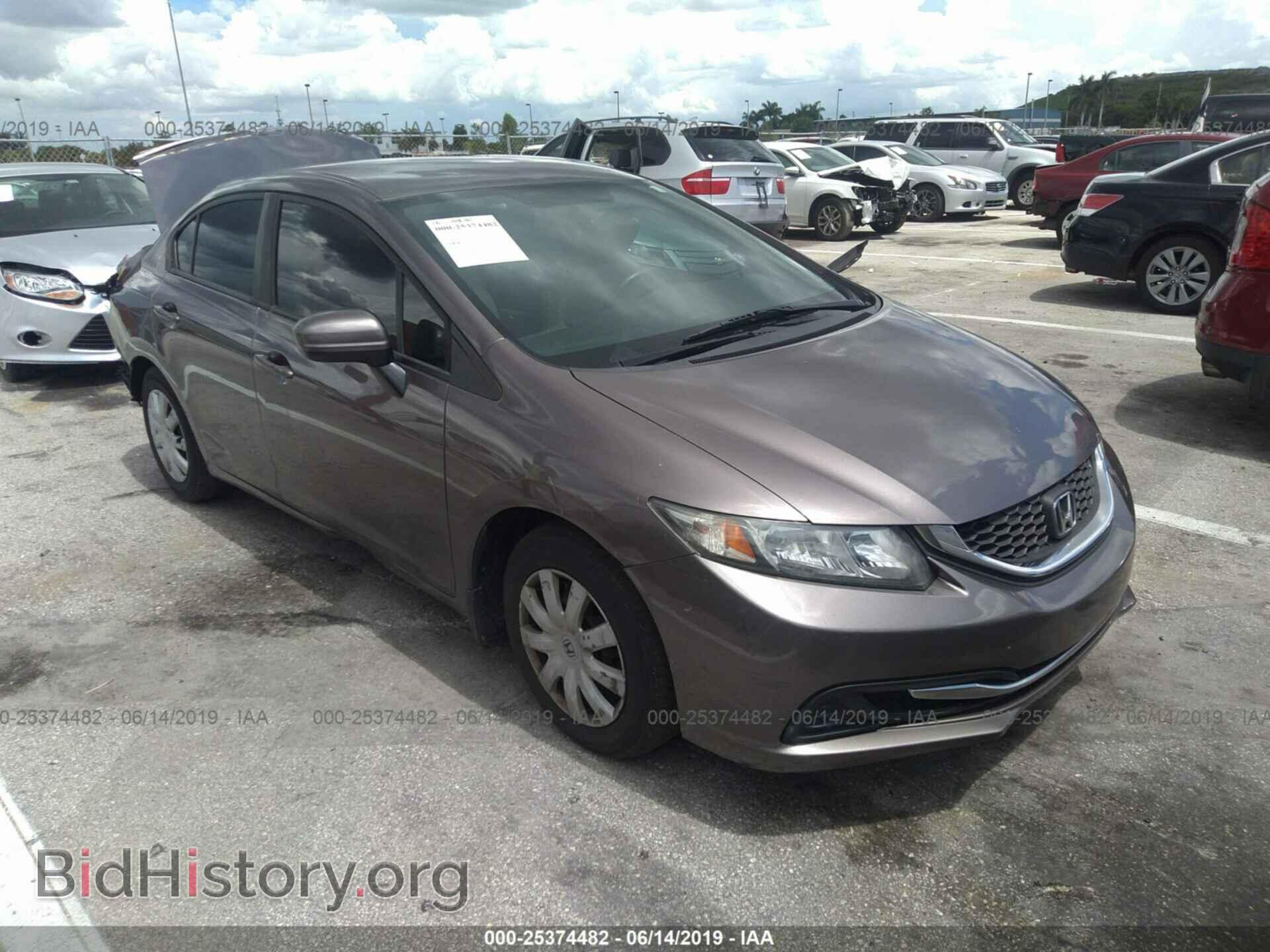 Фотография 19XFB2F55EE008869 - HONDA CIVIC 2014