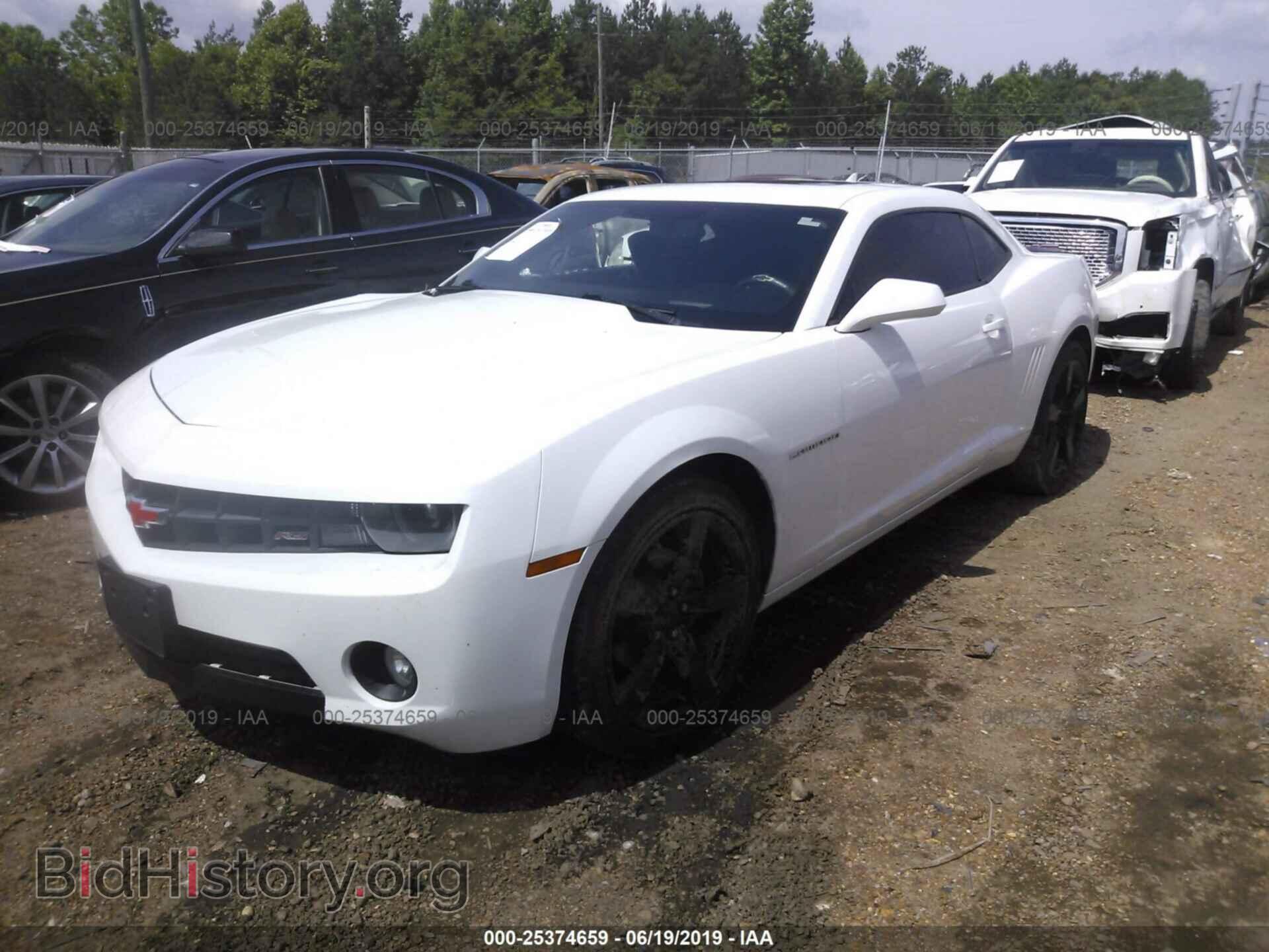 2012 CHEVROLET CAMARO - VIN: 2G1FC1E36C9196555 - Фото 2