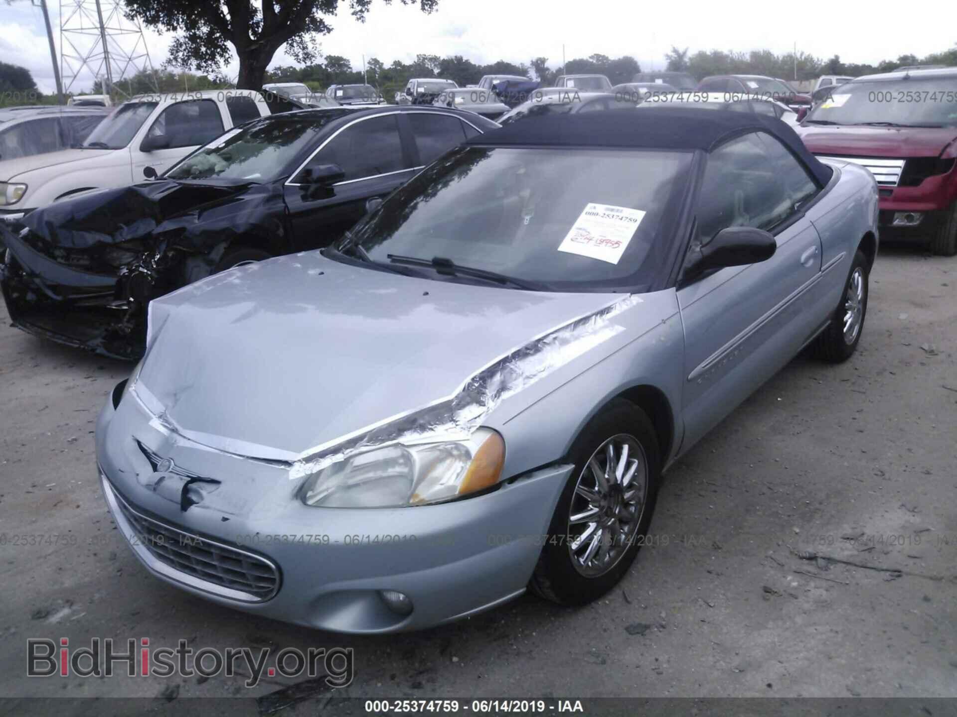 2001 CHRYSLER SEBRING - VIN: 1C3EL65U31N558266 - Photo 2