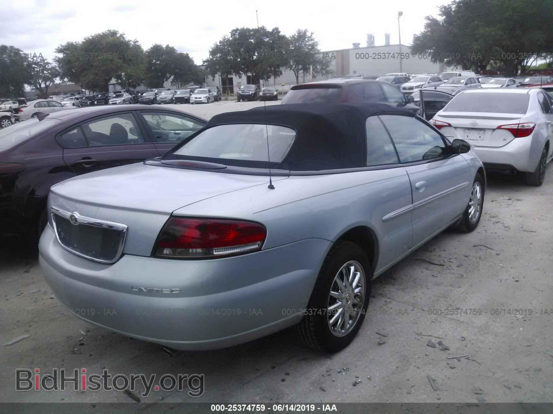 2001 CHRYSLER SEBRING - VIN: 1C3EL65U31N558266 - Photo 4