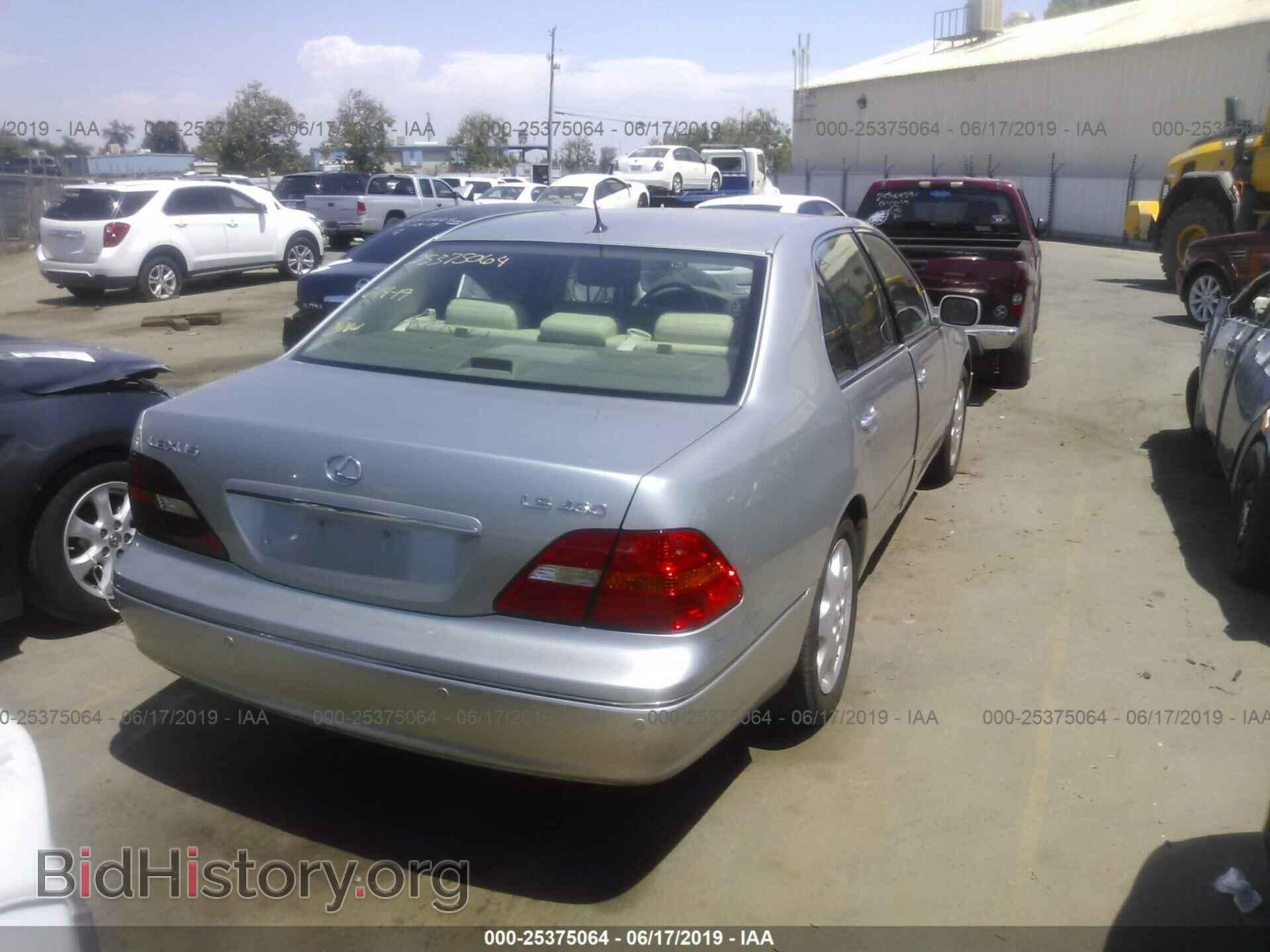 2001 LEXUS LS - VIN: JTHBN30F510015450 - Фото 4
