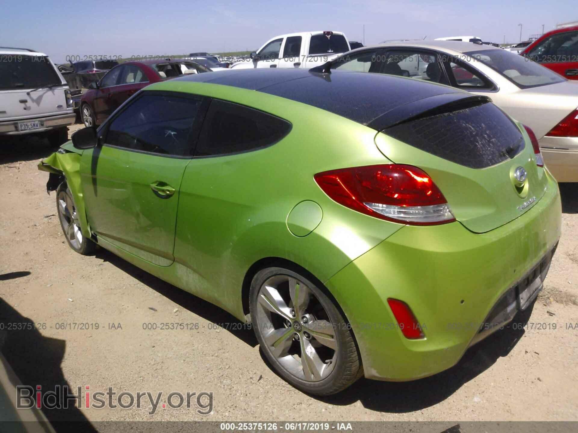 2012 HYUNDAI VELOSTER - VIN: KMHTC6AD0CU065657 - Фото 3