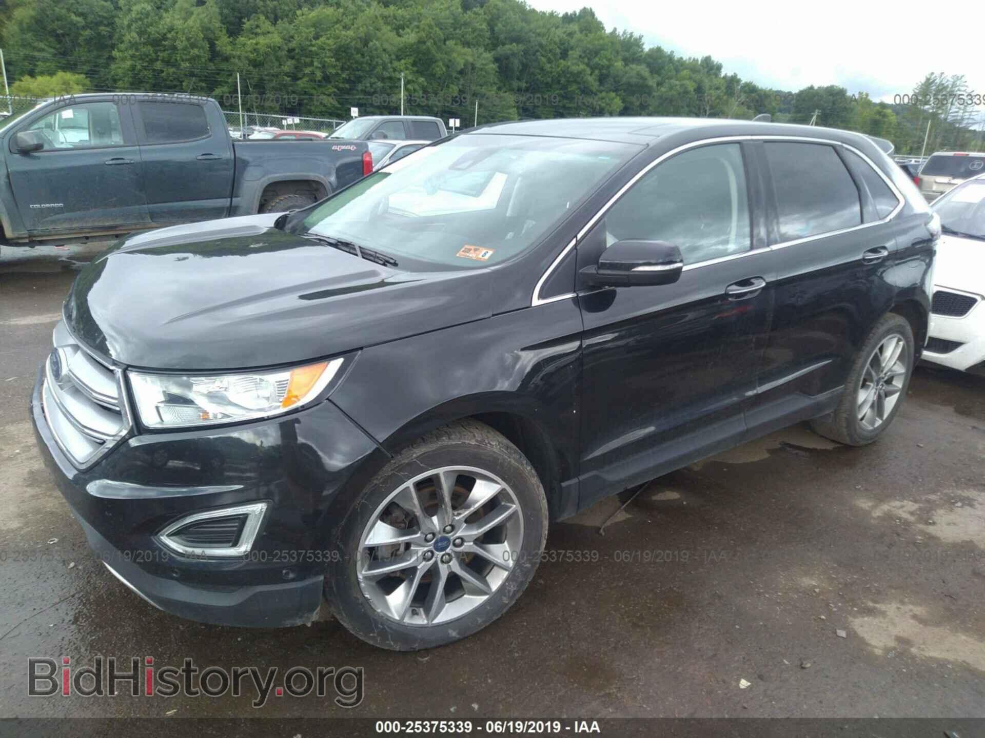 2015 FORD EDGE - VIN: 2FMPK4K82FBB48981 - Фото 2