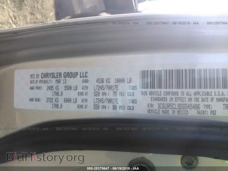 2013 RAM 2500 (VIN 3C6UR5CL9DG545486) — photo 9 of 10