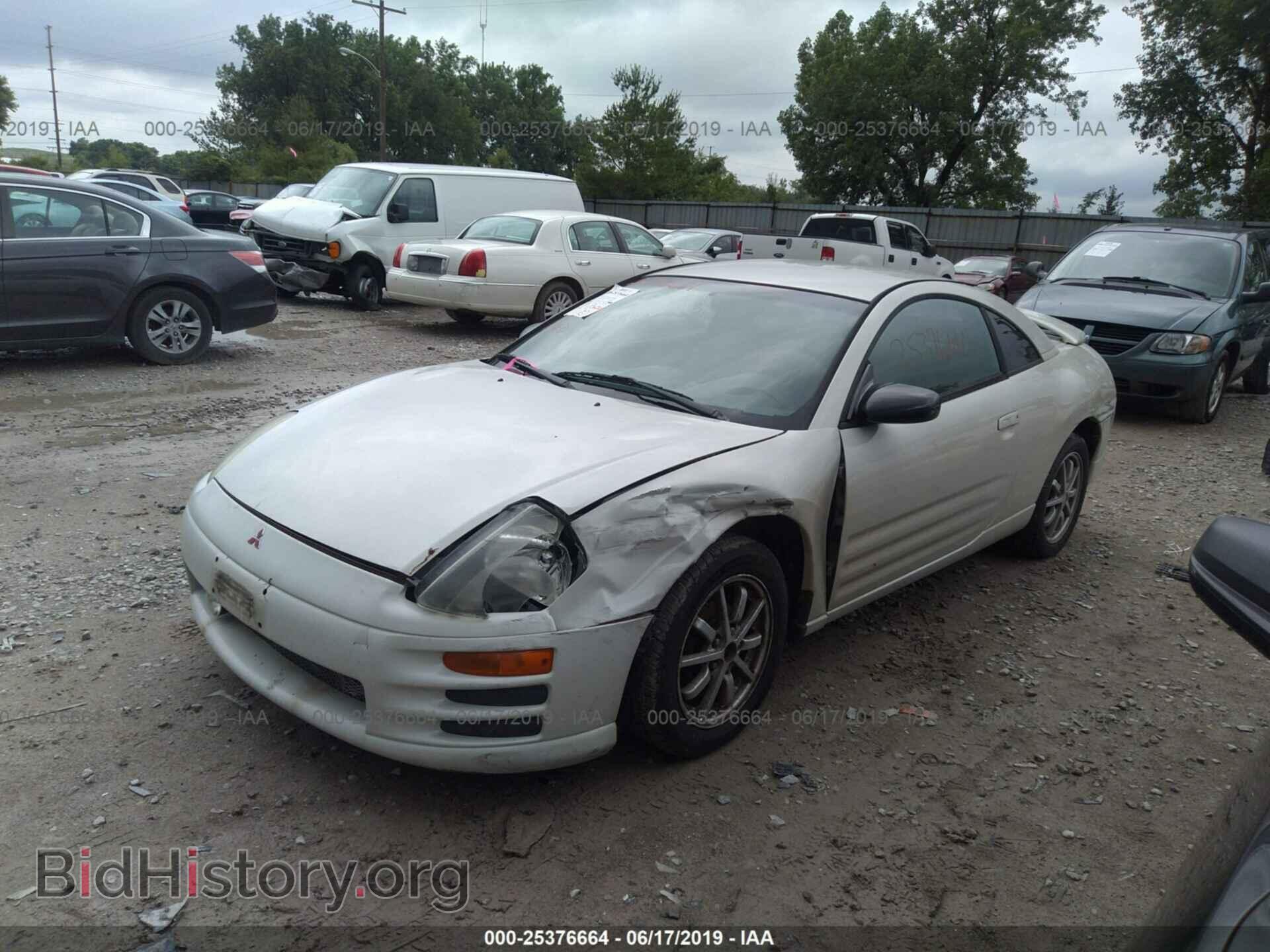2001 MITSUBISHI ECLIPSE - VIN: 4A3AC44G31E190226 - Фото 2