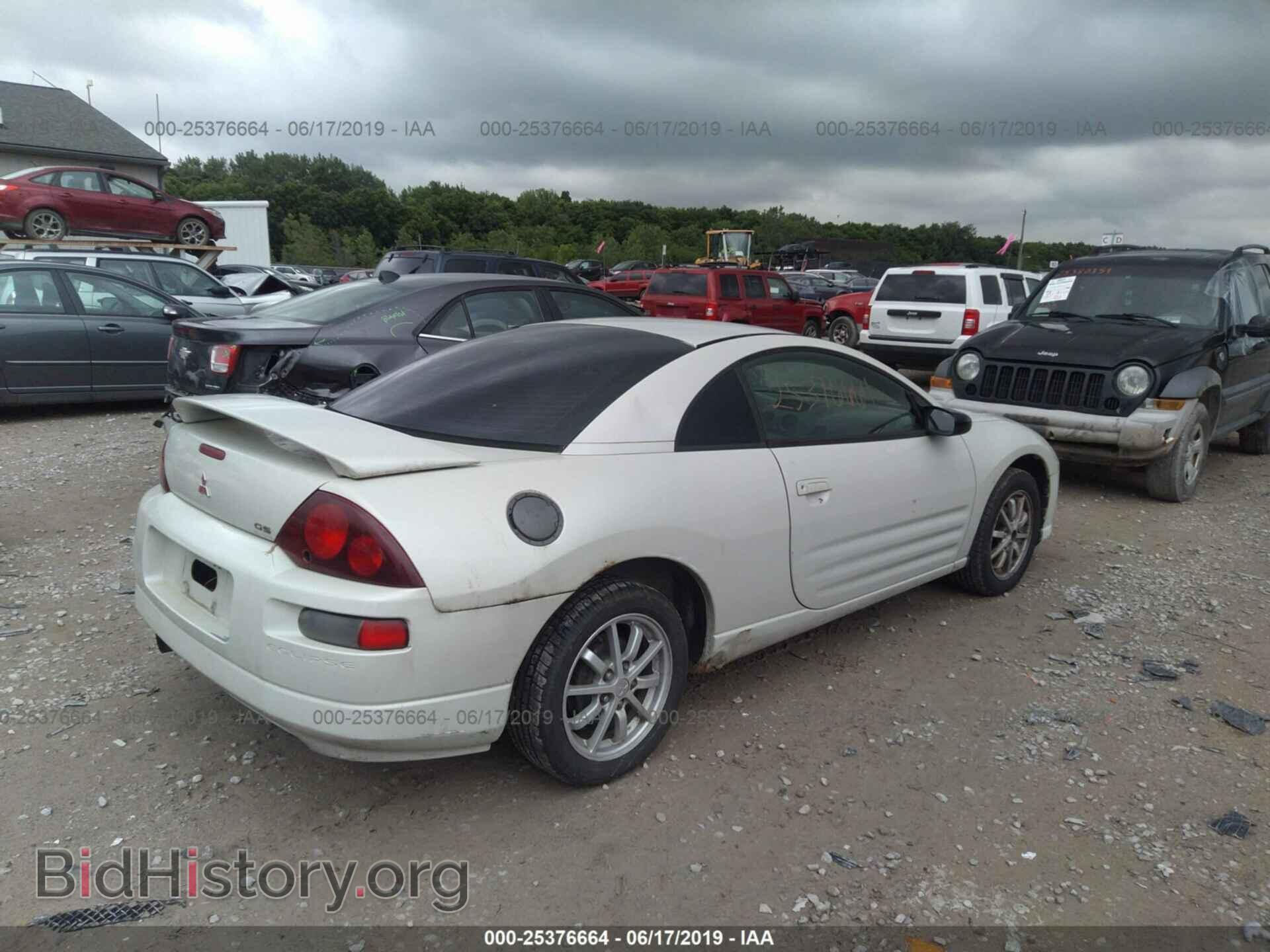 2001 MITSUBISHI ECLIPSE - VIN: 4A3AC44G31E190226 - Фото 4