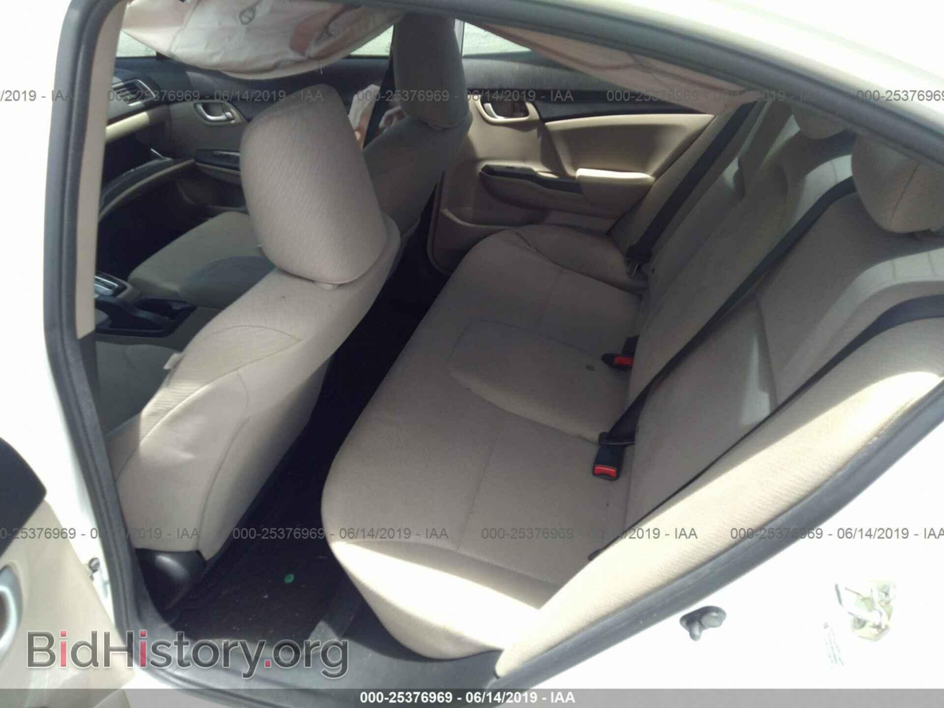 2013 HONDA CIVIC - VIN: 19XFB2F54DE288833 - Фото 8
