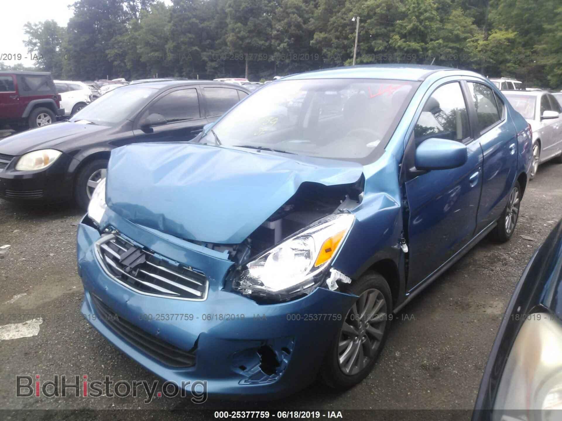 2019 MITSUBISHI MIRAGE - VIN: ML32F3FJ0KHF09685 - Фото 2
