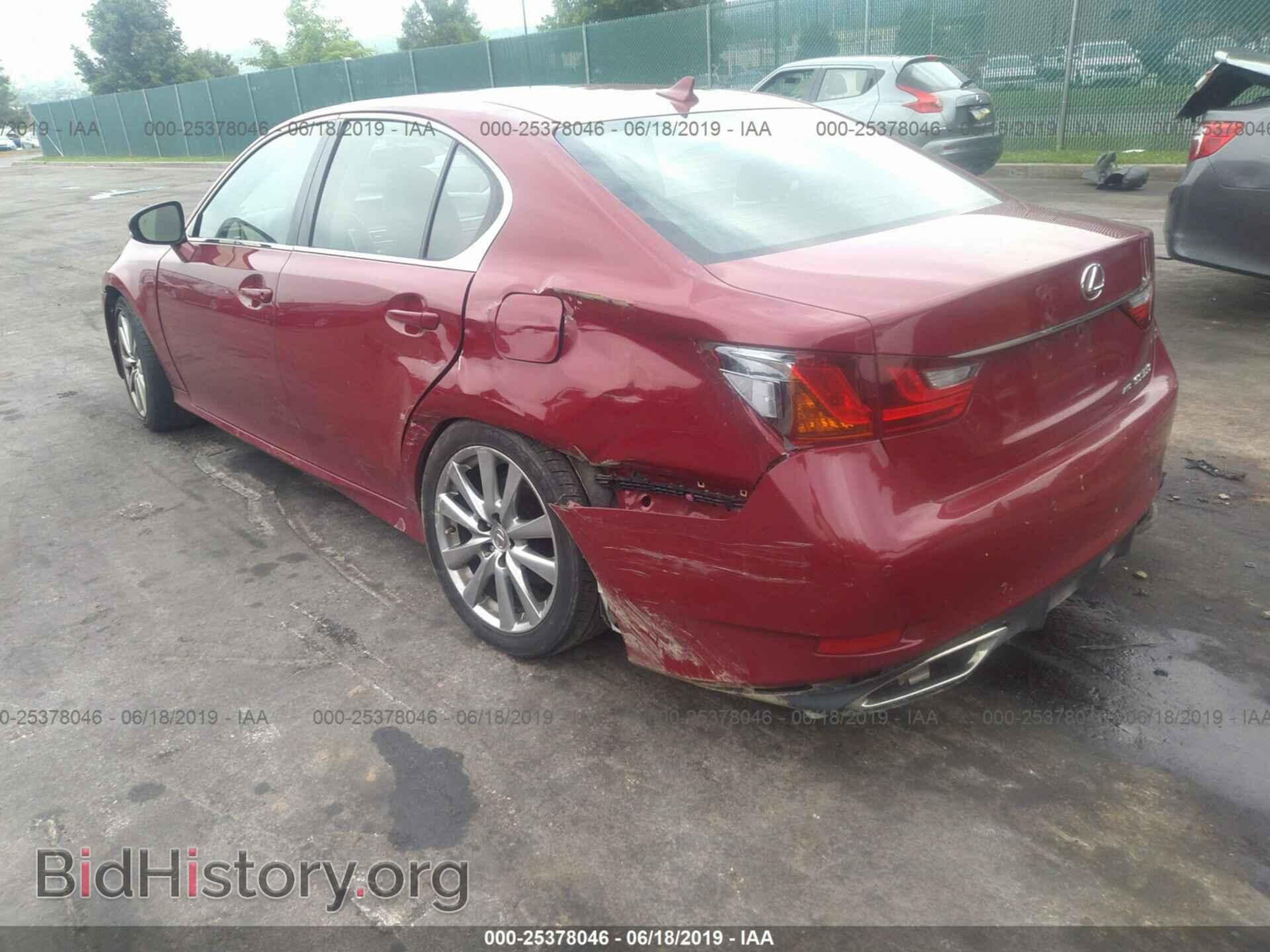 2013 LEXUS GS - VIN: JTHCE1BL2D5004859 - Фото 3