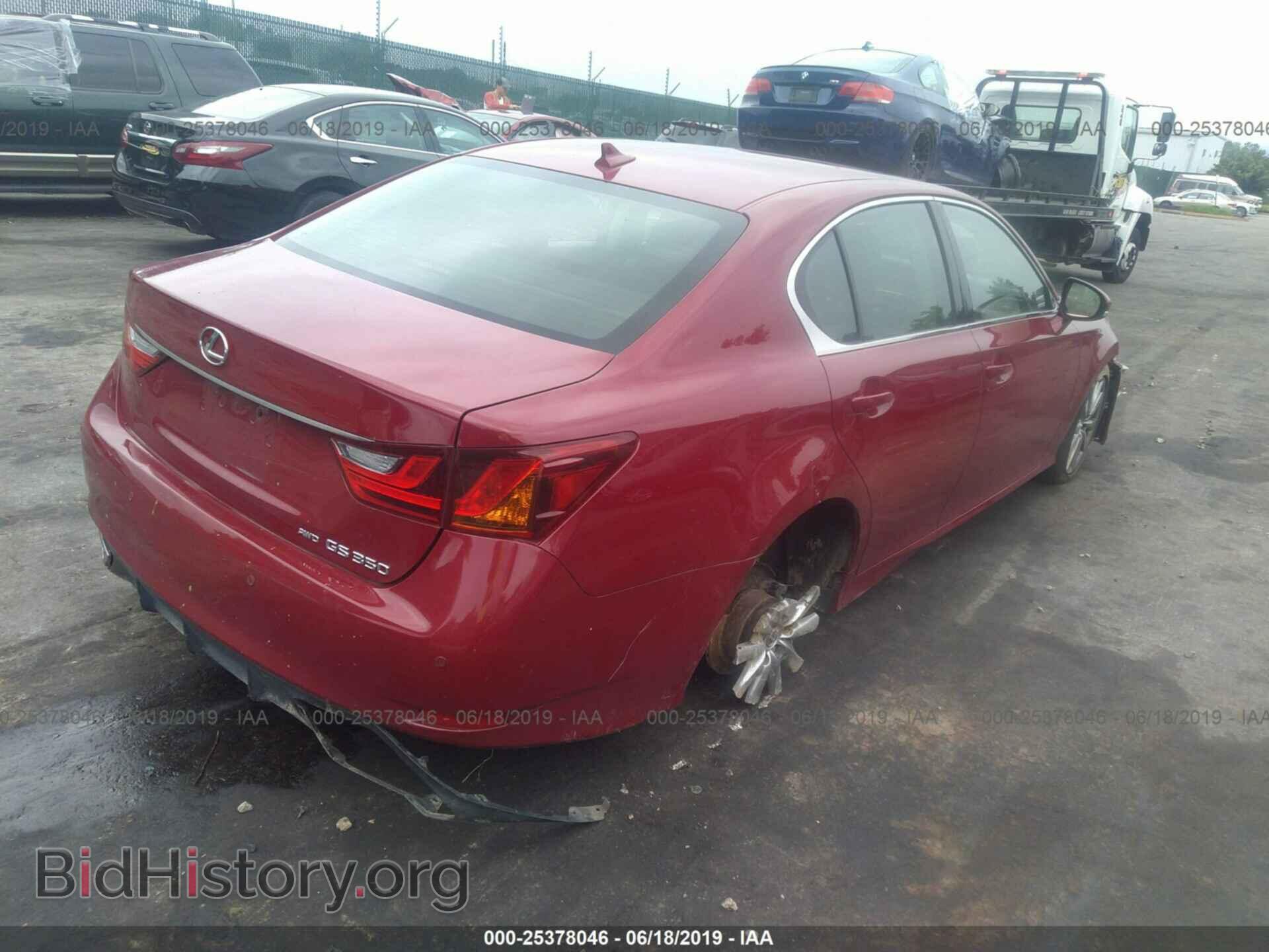 2013 LEXUS GS - VIN: JTHCE1BL2D5004859 - Фото 4