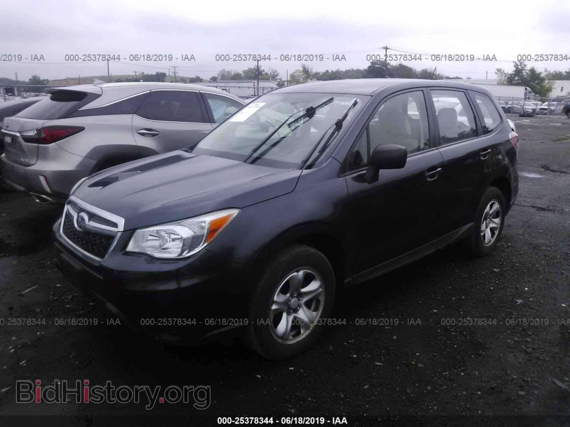 2014 SUBARU FORESTER - VIN: JF2SJAAC9EH444055 - Фото 2