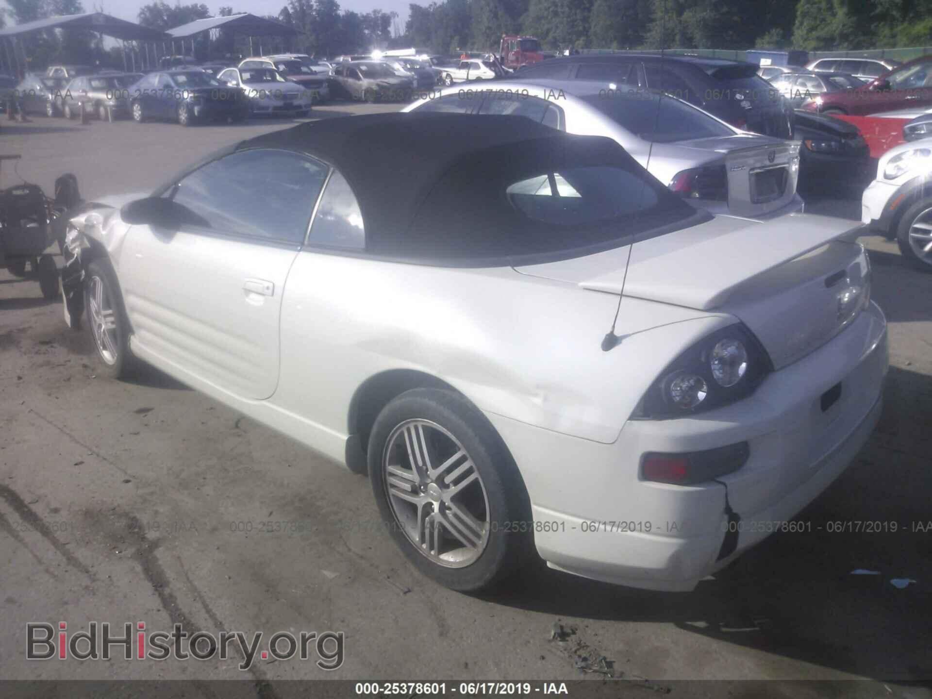 2003 MITSUBISHI ECLIPSE - VIN: 4A3AE55H83E167129 - Фото 3
