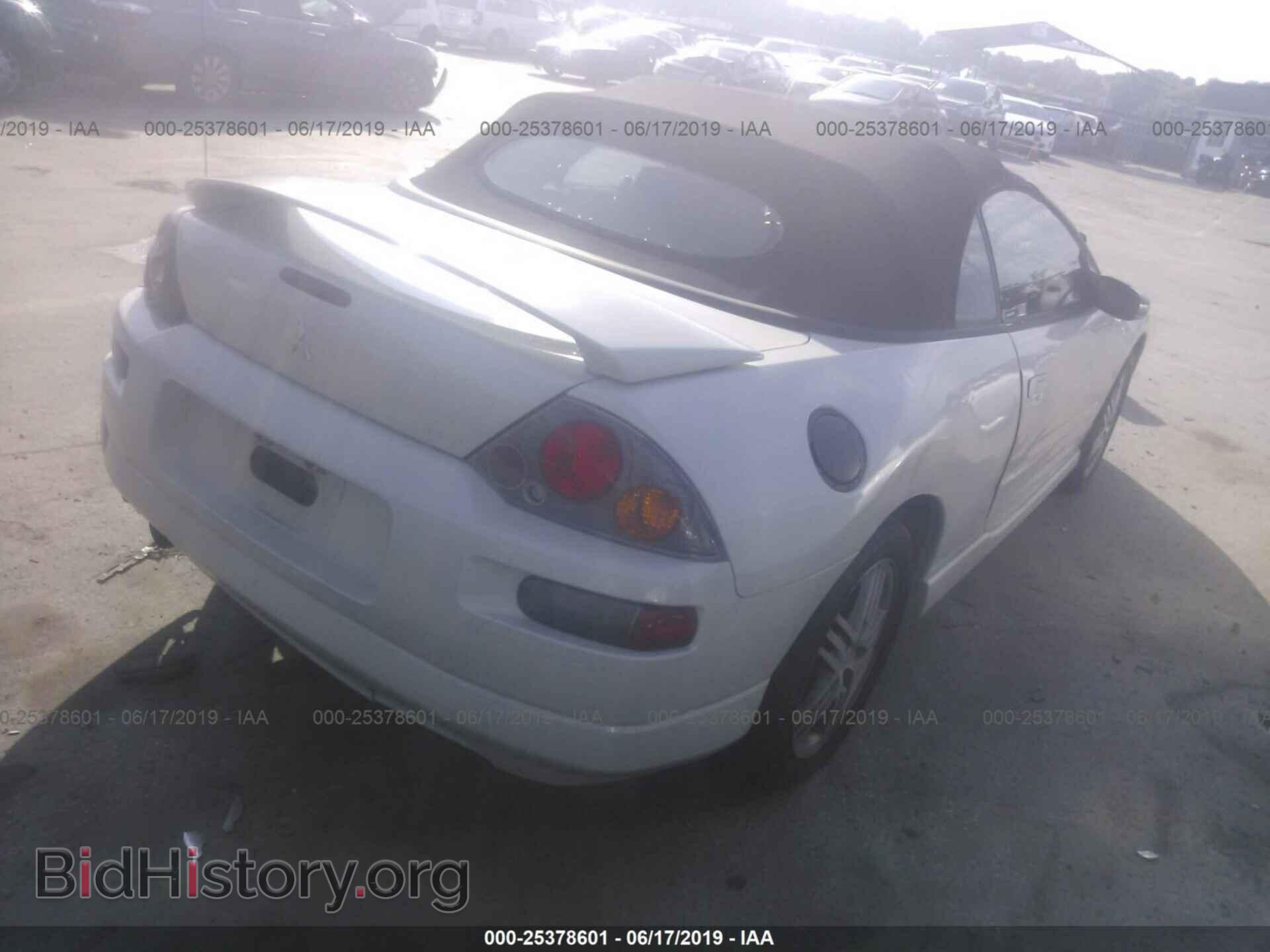 2003 MITSUBISHI ECLIPSE - VIN: 4A3AE55H83E167129 - Фото 4