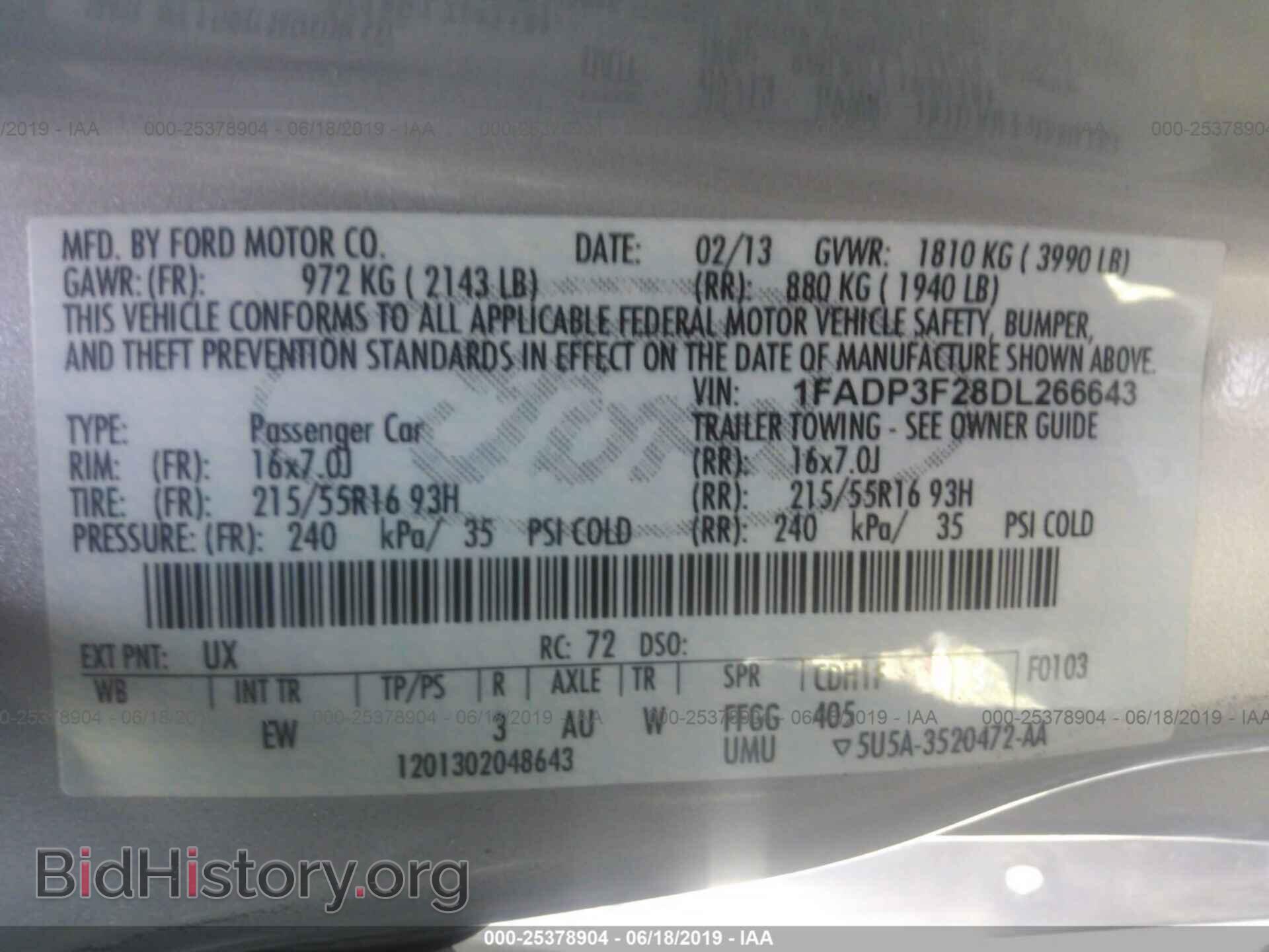 2013 FORD FOCUS - VIN: 1FADP3F28DL266643 - Photo 9