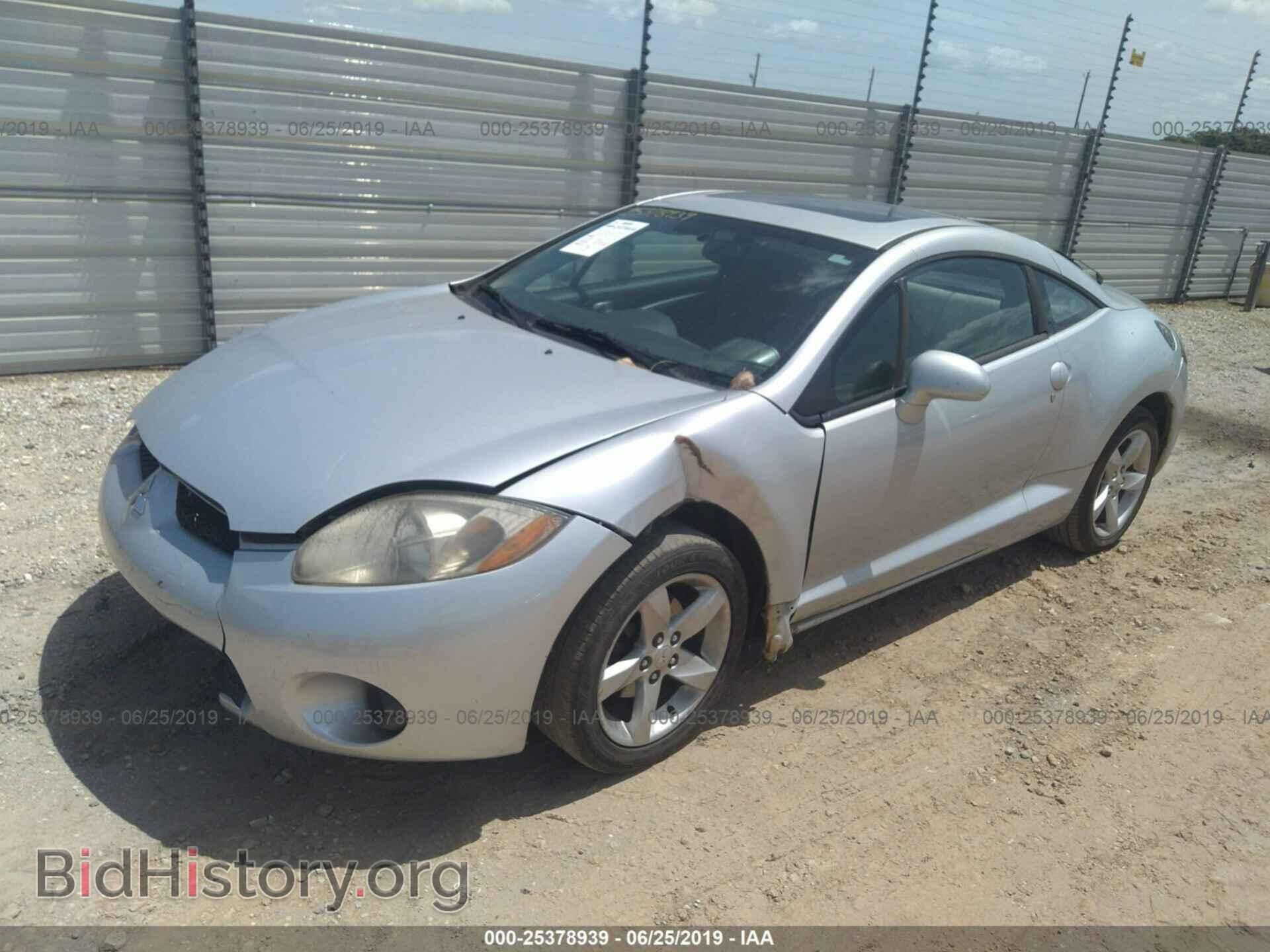 2007 MITSUBISHI ECLIPSE - VIN: 4A3AK24F47E027754 - Фото 2