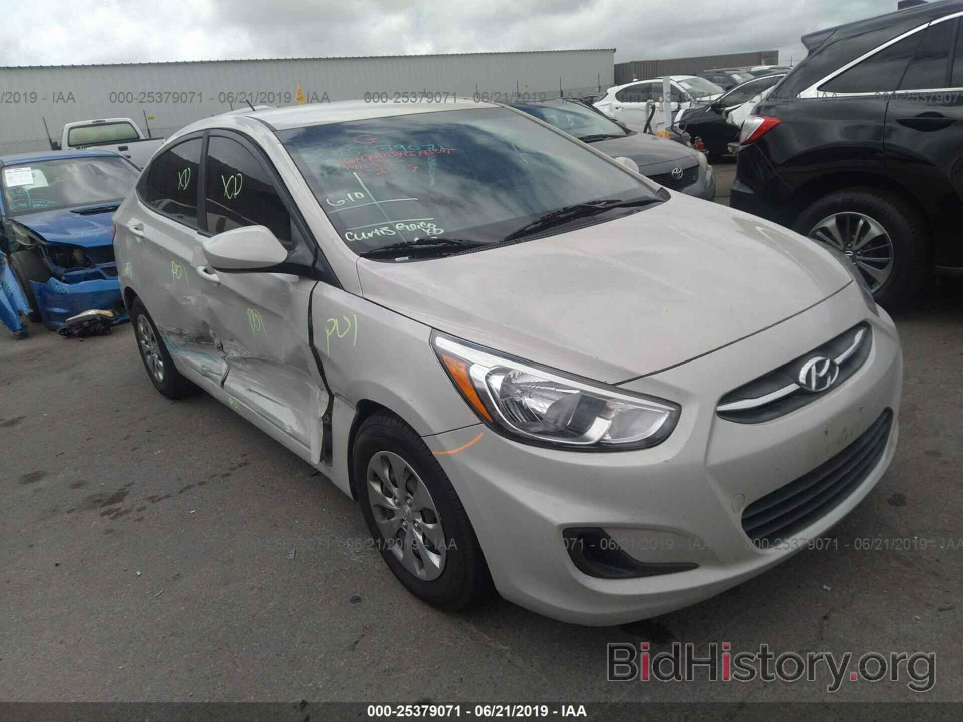 Photo KMHCT4AE4GU107413 - HYUNDAI ACCENT 2016