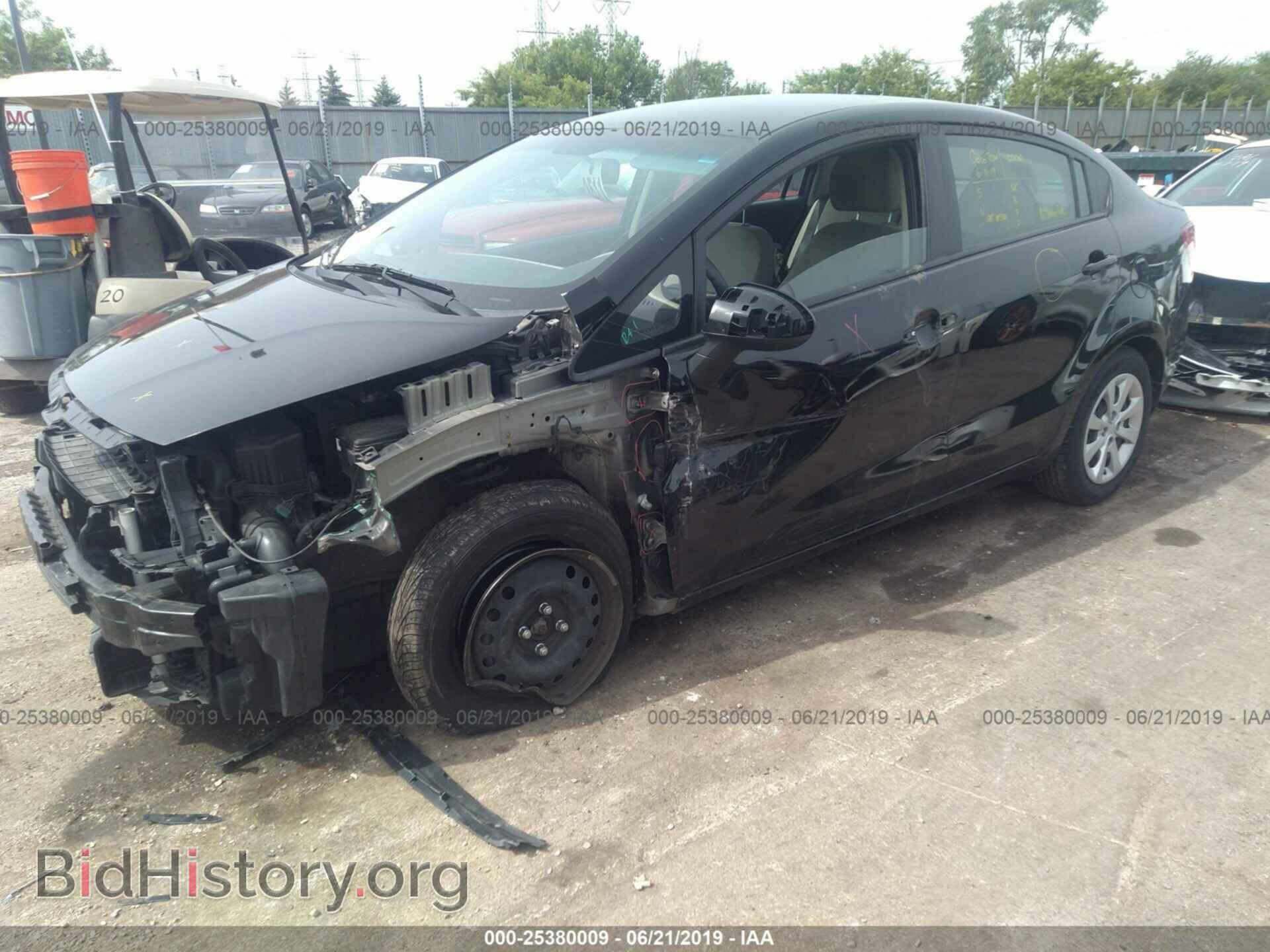 2013 KIA RIO - VIN: KNADM4A39D6282872 - Фото 2