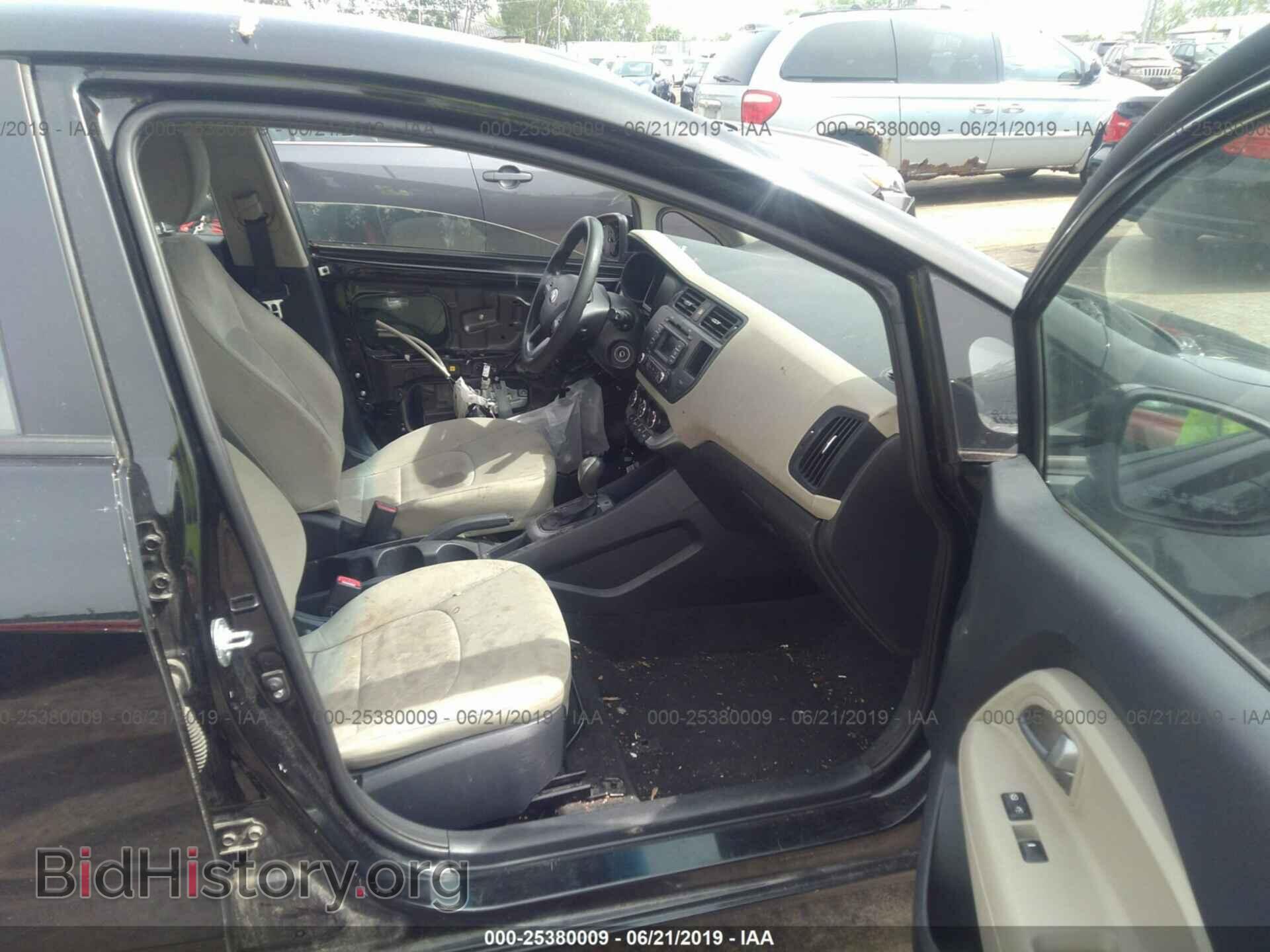 2013 KIA RIO - VIN: KNADM4A39D6282872 - Фото 5