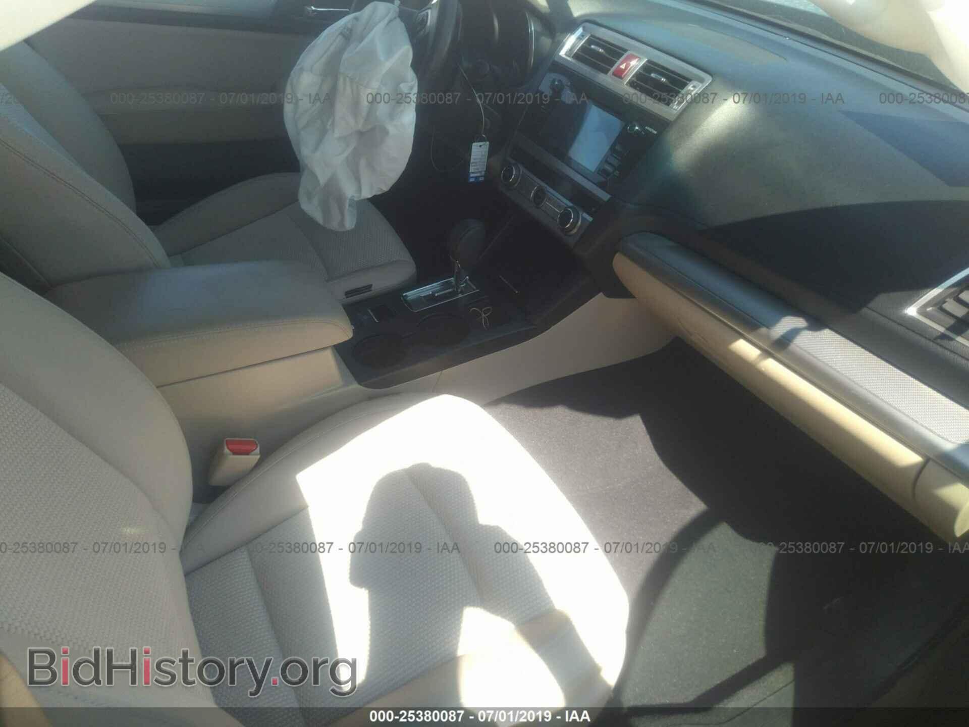 2015 SUBARU OUTBACK - VIN: 4S4BSACC2F3273720 - Фото 5